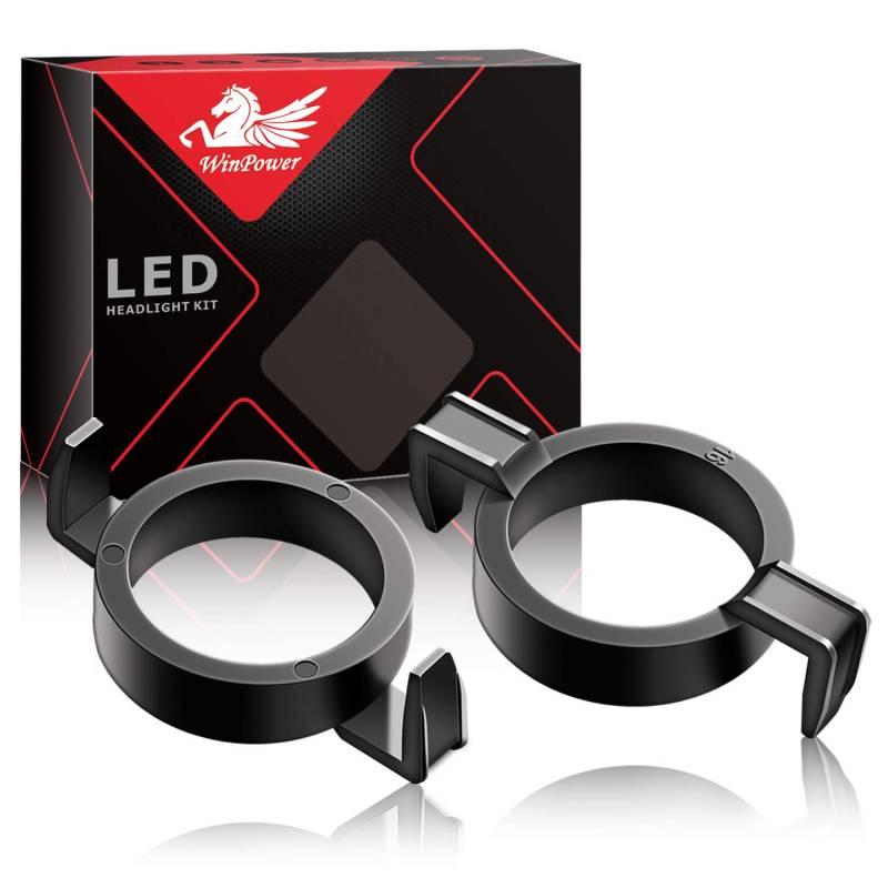WinPower H7 LED Birne Basis Clips Adapter Halter Haltefedern Unterstützung Steckdose Zubehör für LED-Lampensockel, 2 Stücke von WinPower