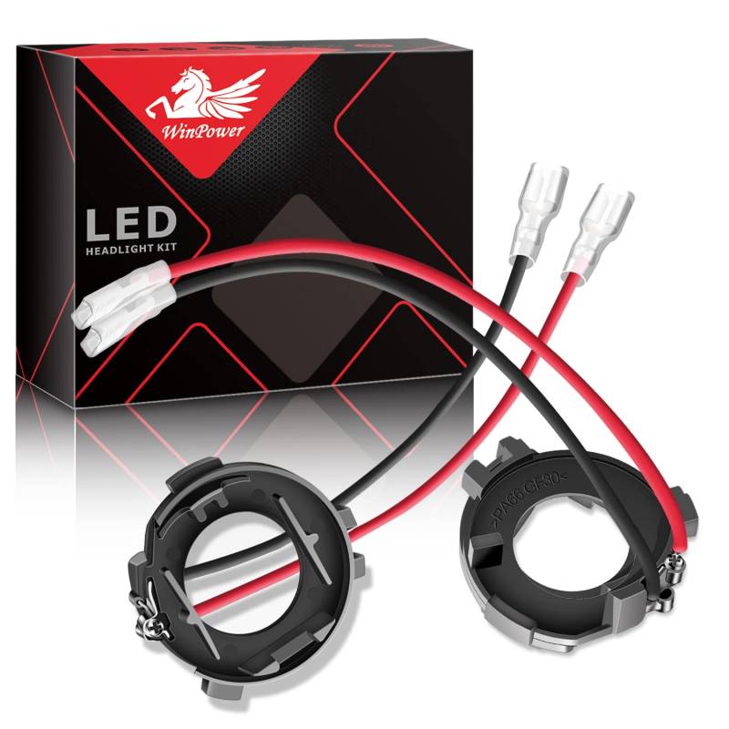 WinPower H7 LED Birne Basis Clips Adapter Halter Haltefedern Unterstützung Umwandlung Zubehör, 2 Stücke von WinPower