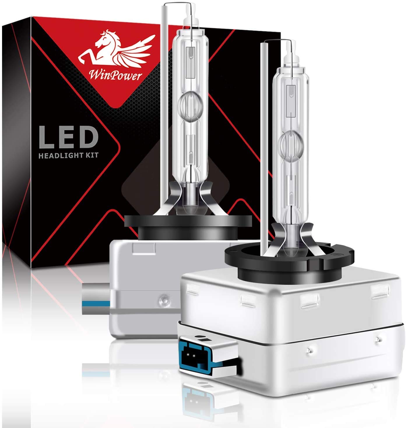 WinPower D8S Xenon Brenner 35W Auto Scheinwerferlampe 6000K Diamond Weiß Licht Entladungs Lampe 12V HID Birne Ersazt Kit,2 Stücke WinPower D8S Xenon Brenner 35W Auto Scheinwerferlampe 6000K Diamond Weiß Licht Entladungs Lampe 12V HID Birne Ersazt Kit,2 Stücke von WinPower