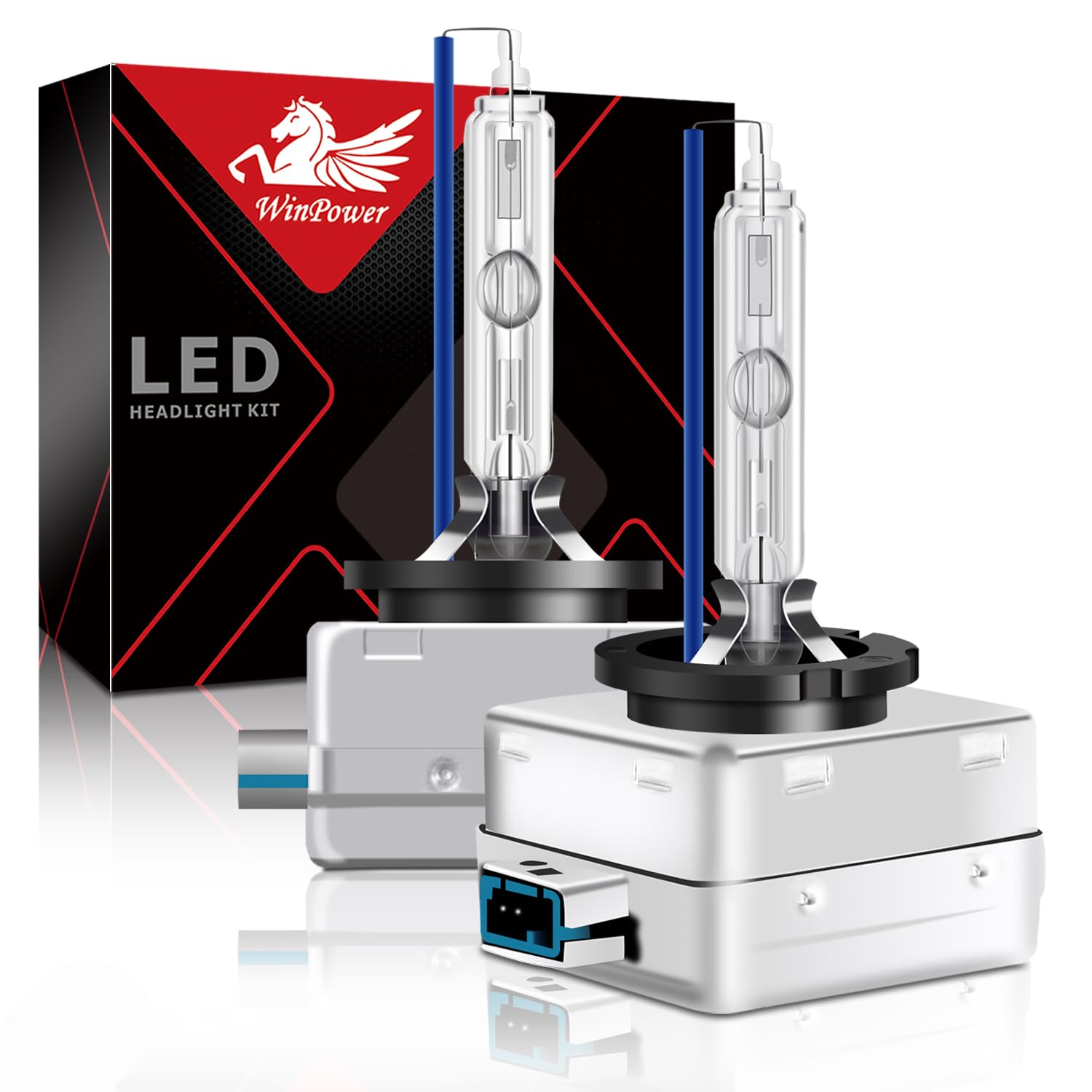 WinPower D8S Xenon Brenner 35W Auto Scheinwerferlampe 8000K Cool Blue Licht Entladungs Lampe 12V HID Birne Ersazt Kit,2 Stücke WinPower D8S Xenon Brenner 35W Auto Scheinwerferlampe 8000K Cool Blue Licht Entladungs Lampe 12V HID Birne Ersazt Kit,2 Stücke von WinPower