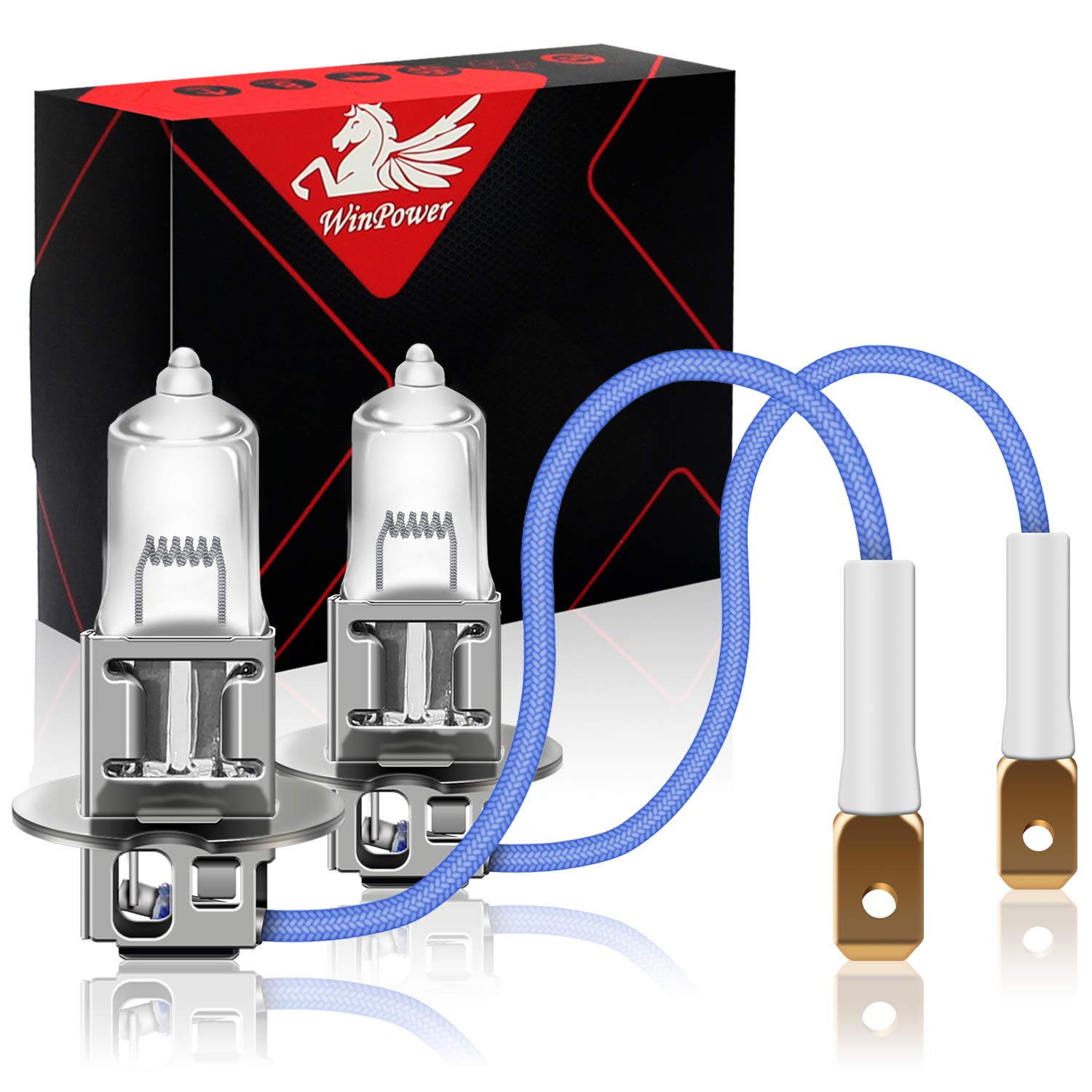 WinPower H3 70W 24V LKW Scheinwerfer Halogenlampen 3000K Gelb Super Bright, 2 Stück WinPower H3 70W 24V LKW Scheinwerfer Halogenlampen 3000K Gelb Super Bright, 2 Stück von WinPower