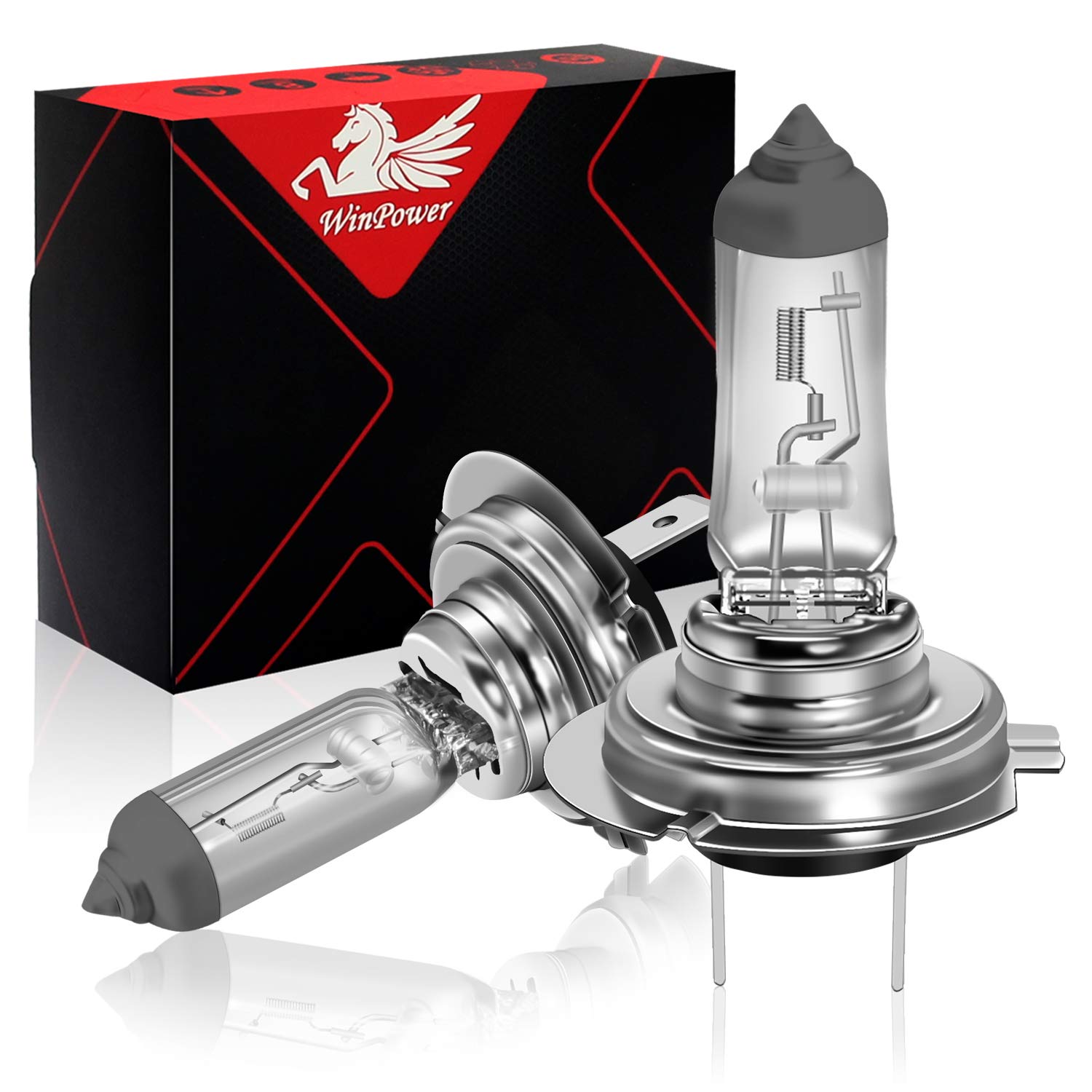 WinPower H7 55W Scheinwerfer Halogenlampen 3000K Gelb Super Bright 12V Auto Nebelscheinwerfer Lampe Motorrad, 2 Stück WinPower H7 55W Scheinwerfer Halogenlampen 3000K Gelb Super Bright 12V Auto Nebelscheinwerfer Lampe Motorrad, 2 Stück von WinPower