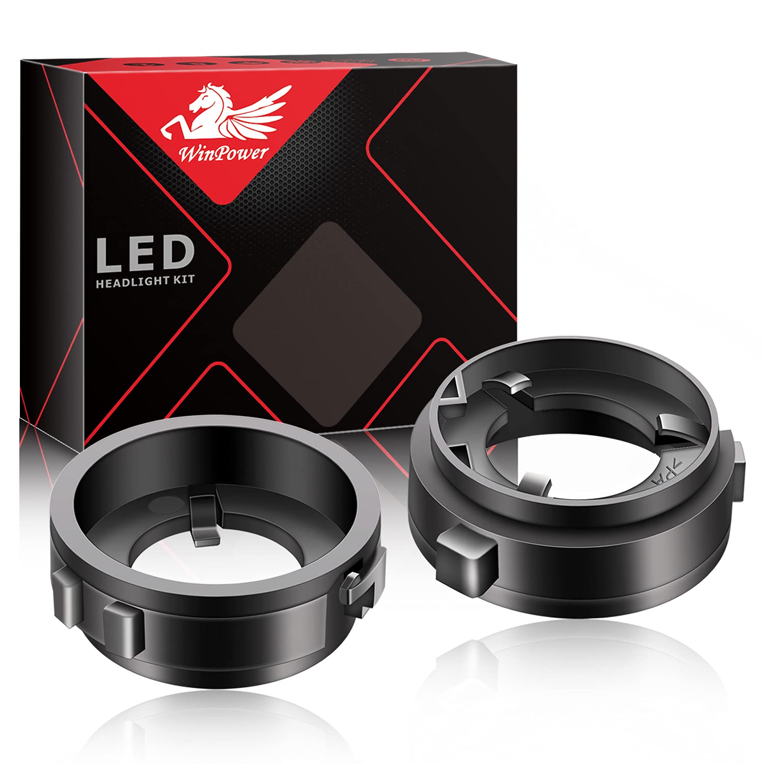 WinPower H7 LED Birne Base Clips Adapter Halter Haltefedern Unterstützung Umwandlung Zubehör, 2 Stücke WinPower H7 LED Birne Base Clips Adapter Halter Haltefedern Unterstützung Umwandlung Zubehör, 2 Stücke von WinPower