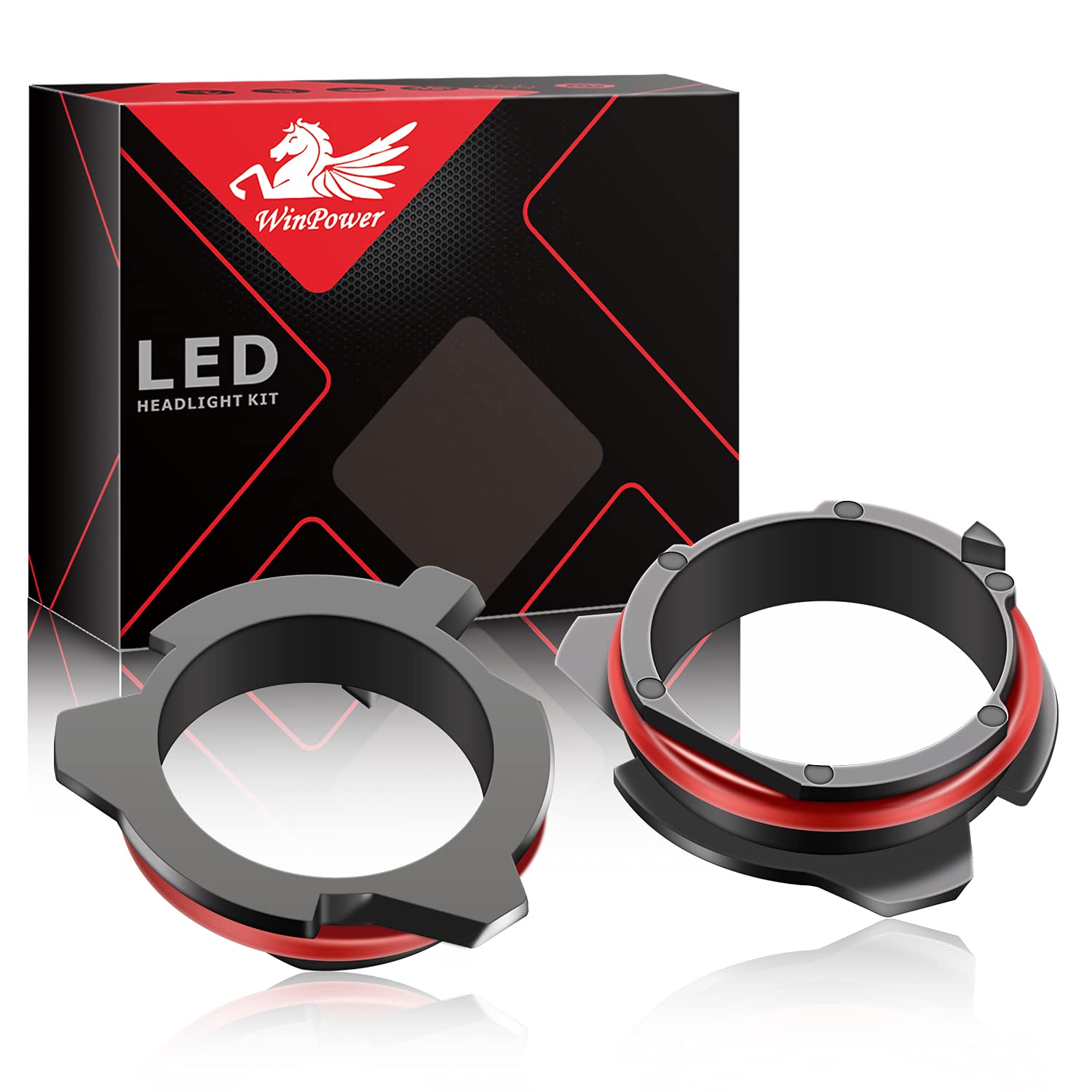 WinPower H7 LED-Lampenfußclips Adapterhalterhalterung LED-Lampenfassung Konvertierungszubehör für E39 E60 E61 F10 F11 F07 F85 G30 G31 G38 usw., 2 Teilig WinPower H7 LED-Lampenfußclips Adapterhalterhalterung LED-Lampenfassung Konvertierungszubehör für E39 E60 E61 F10 F11 F07 F85 G30 G31 G38 usw., 2 Teilig von WinPower