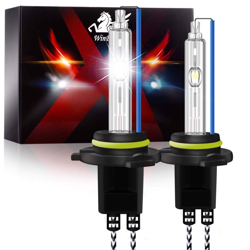 WinPower Hir2 / 9012 Xenon-Glühlampen 55W HID-Lichtlampe Autoscheinwerfer Ersatzlampe 8000K Eisblau, 2 Stück von WinPower