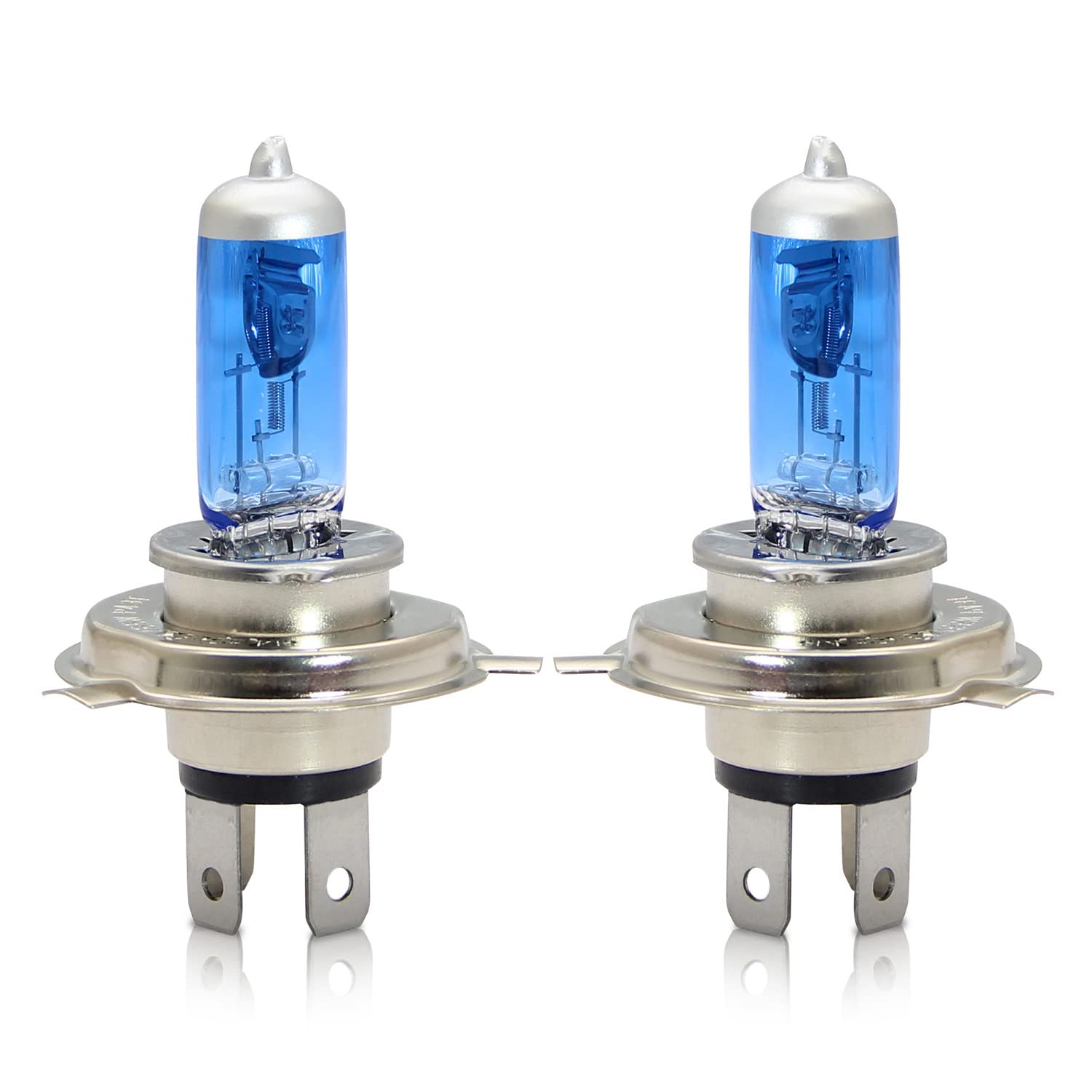 WinPower H4 P43t Halogen Scheinwerferlampen 60/55W 5000k Warmweiß Fernlicht/Abblendlicht Lampe 12V Auto Motorrad Birne, 2 Stücke WinPower H4 P43t Halogen Scheinwerferlampen 60/55W 5000k Warmweiß Fernlicht/Abblendlicht Lampe 12V Auto Motorrad Birne, 2 Stücke von WinPower