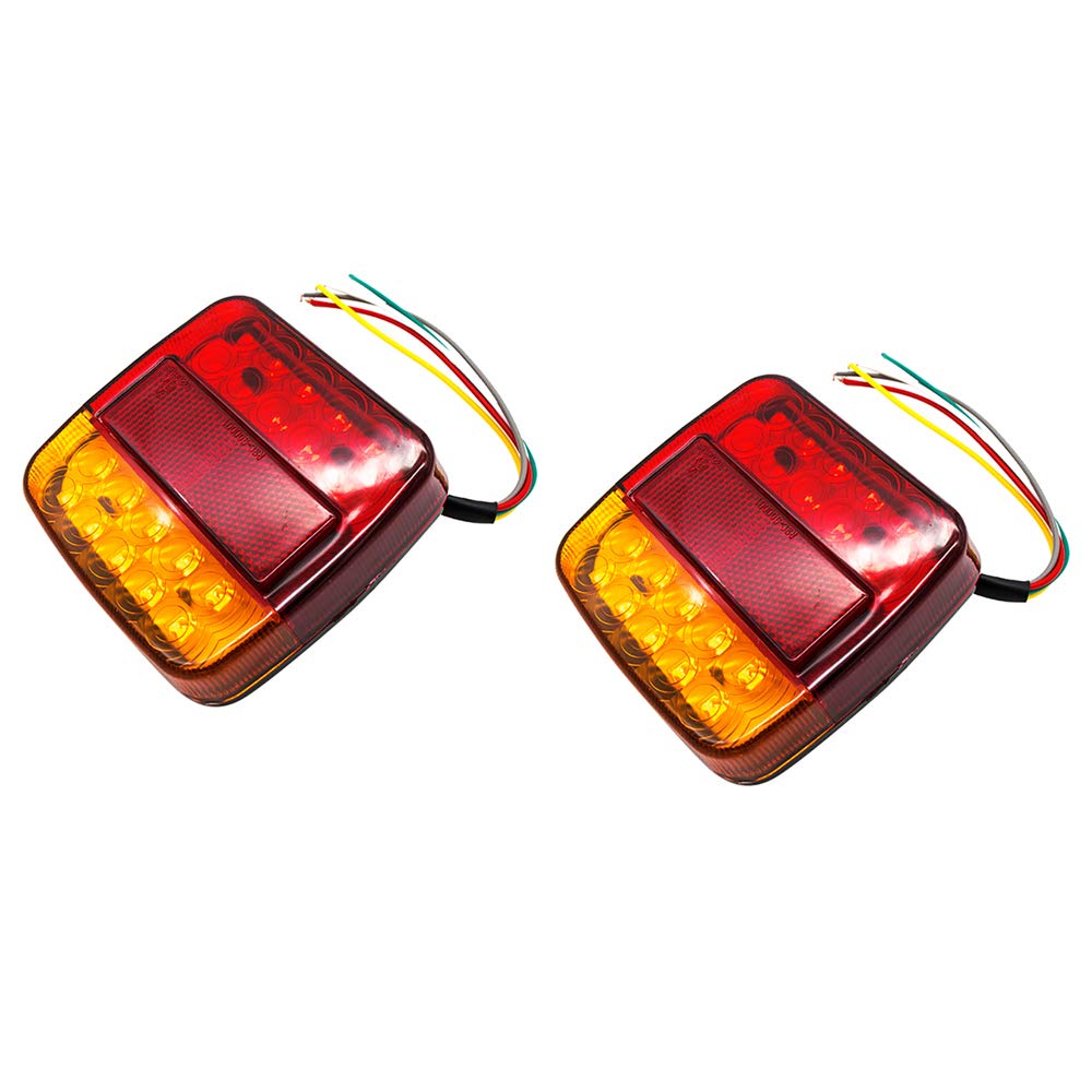 Winbang LED Rücklichter, 2 STÜCKE Rücklicht 12V Kennzeichenbeleuchtung LKW-Rücklichter Kompatibel mit Trailern Trucks Vans Caravan von Winbang