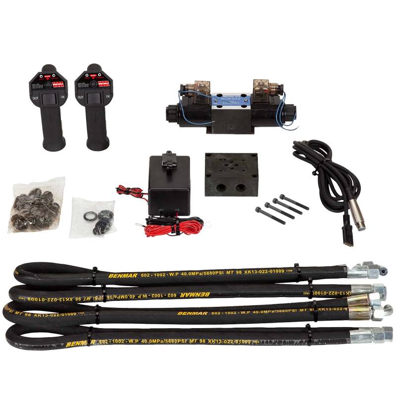 WINCHMAX - Einbausatz für Hydraulikwinde, Ventil, Schläuche, 12 V Regelung von WINCHMAX