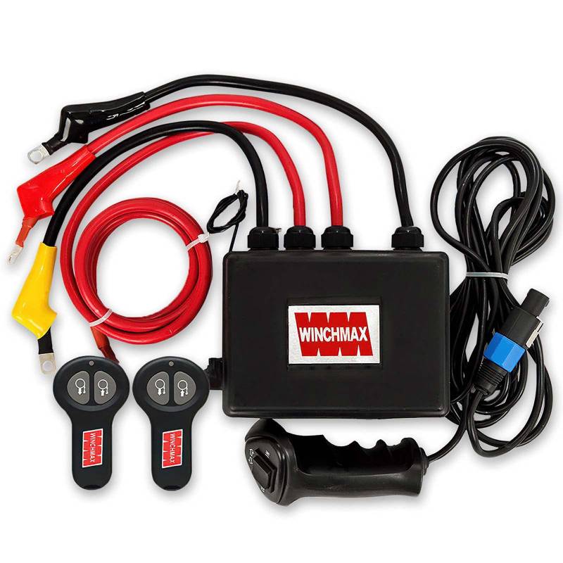 WINCHMAX Komplettes Steuerungssystem für 12V Winde. Wanderführer. 2 drahtlose Fernbedienungen. von WINCHMAX