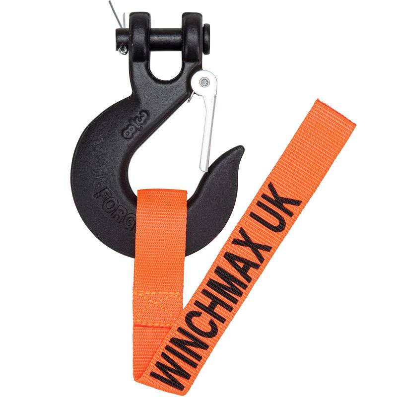 WINCHMAX Windenhaken. Geschmiedet aus 3/8 Zoll G70 Stahl. Geeignet für Winden bis 14.000 lbs. von WINCHMAX