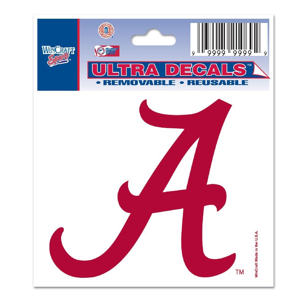 NCAA University of Alabama Multi-Use Decal, 3" x 4" von Wincraft