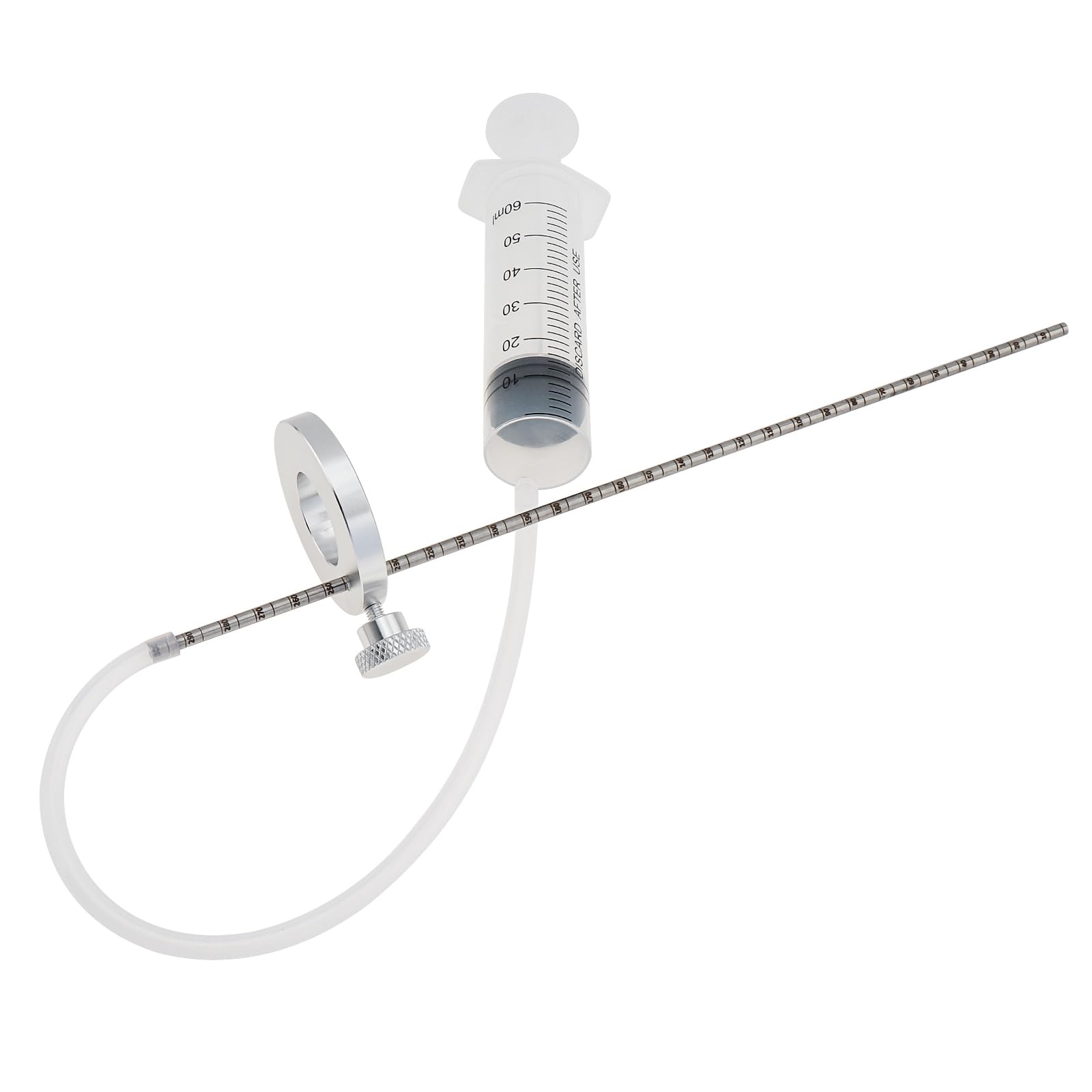 Windance Motorrad-Gabelfederungsölstand-Messgerät mit verstellbarem Ring, 60 ml Vordergabel-Ölspritzen-Werkzeug Windance Motorrad-Gabelfederungsölstand-Messgerät mit verstellbarem Ring, 60 ml Vordergabel-Ölspritzen-Werkzeug von Windance