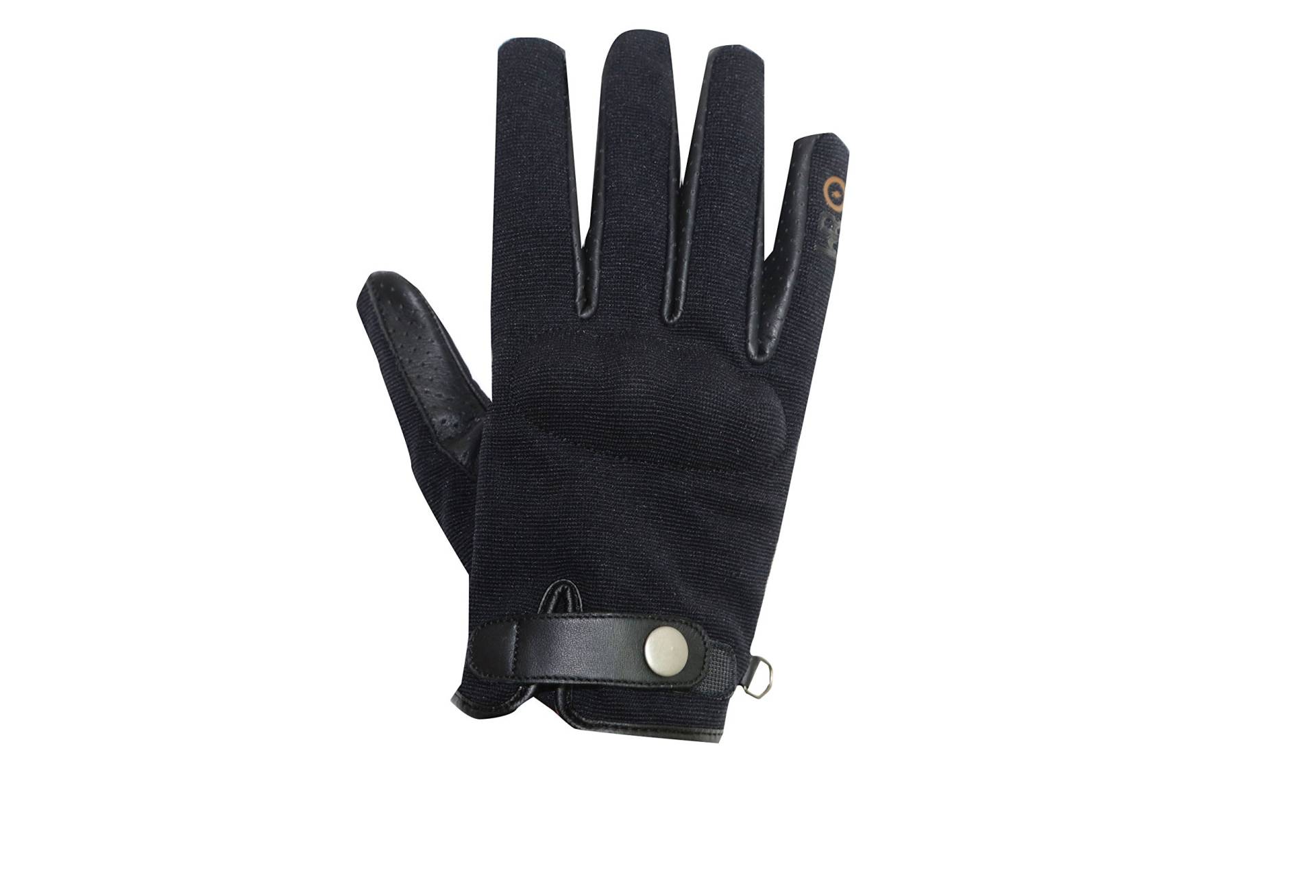 Windsoroyal - Motorradhandschuhe „Walmer“ für Herren, Sommer-Handschuhe, Schwarz, XL von Windsoroyal