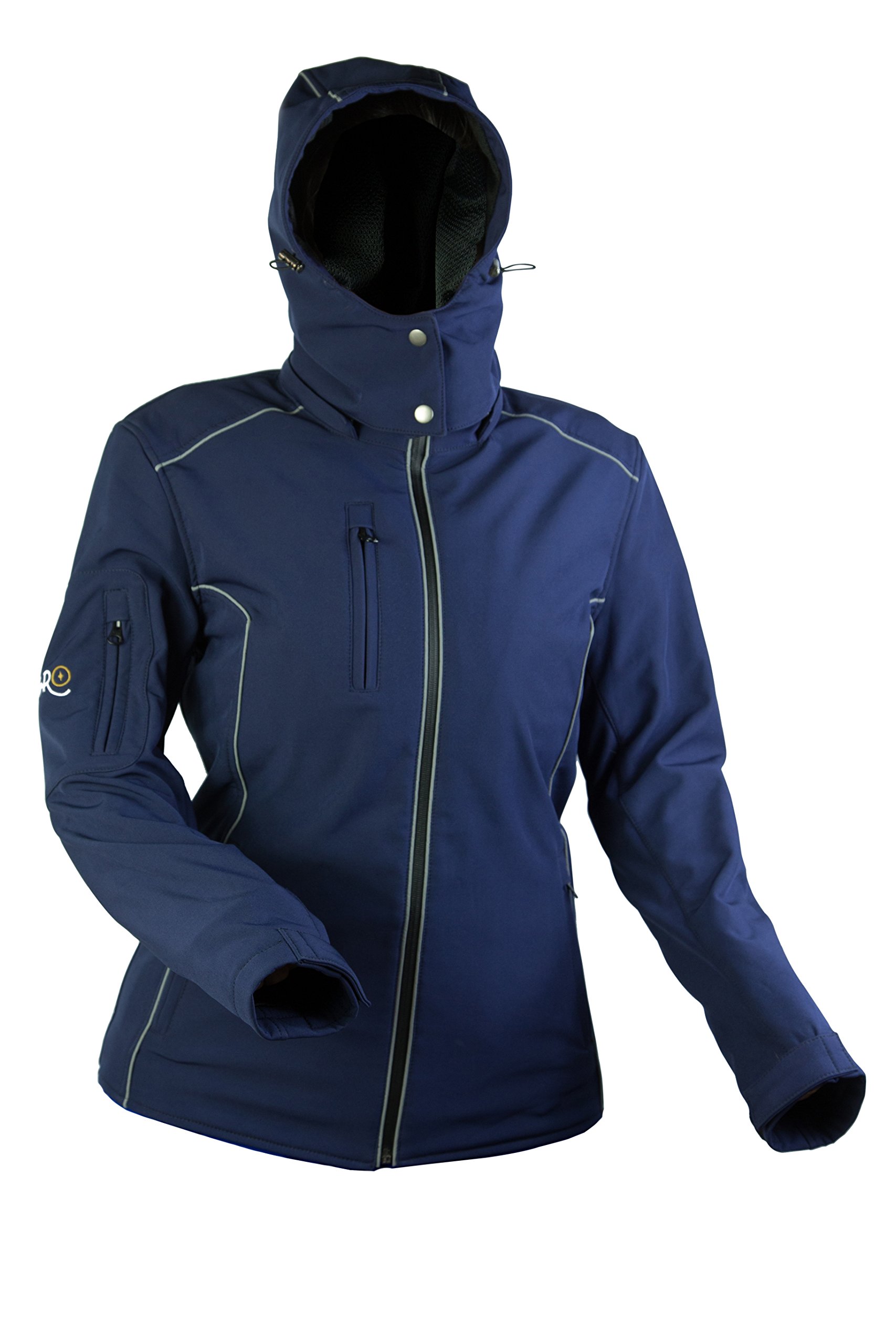 Windsoroyal - Motorradjacke „Dartmouth“ für Damen, Winterjacke, Blau, XS von Windsoroyal