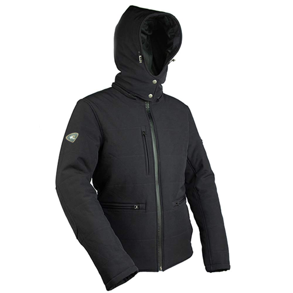 Windsoroyal - Motorradjacke „Dartmouth“ für Damen, Winterjacke, Schwarz, L von Windsoroyal