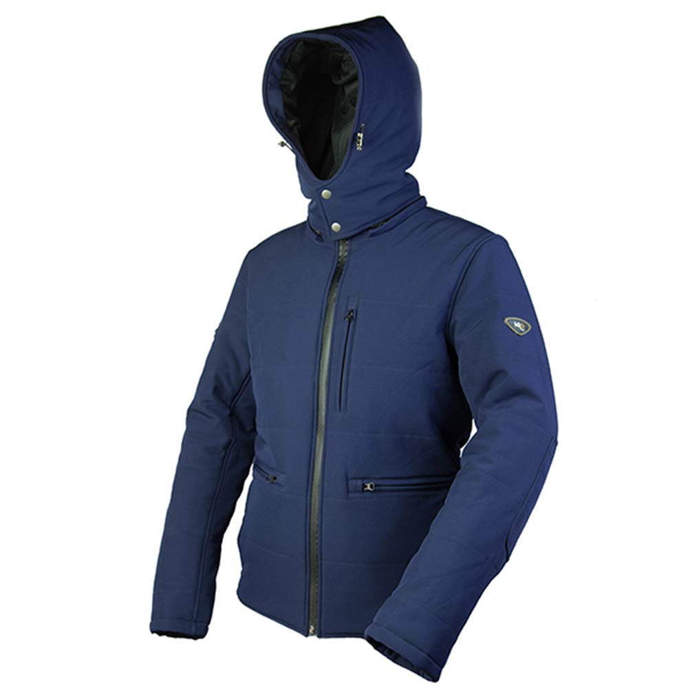 Windsoroyal - Motorradjacke „Dartmouth“ für Herren, Winterjacke, Blau, XXL von Windsoroyal