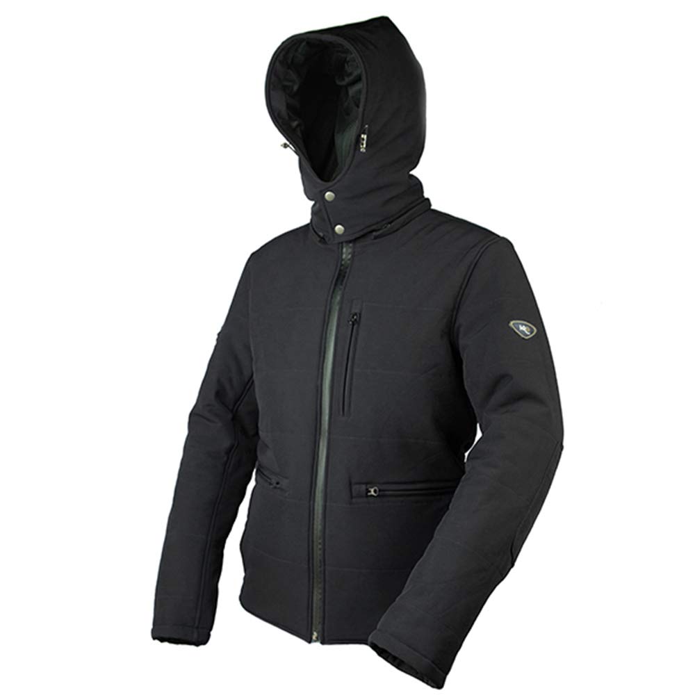 Windsoroyal - Motorradjacke „Dartmouth“ für Herren, Winterjacke, Schwarz, M von Windsoroyal