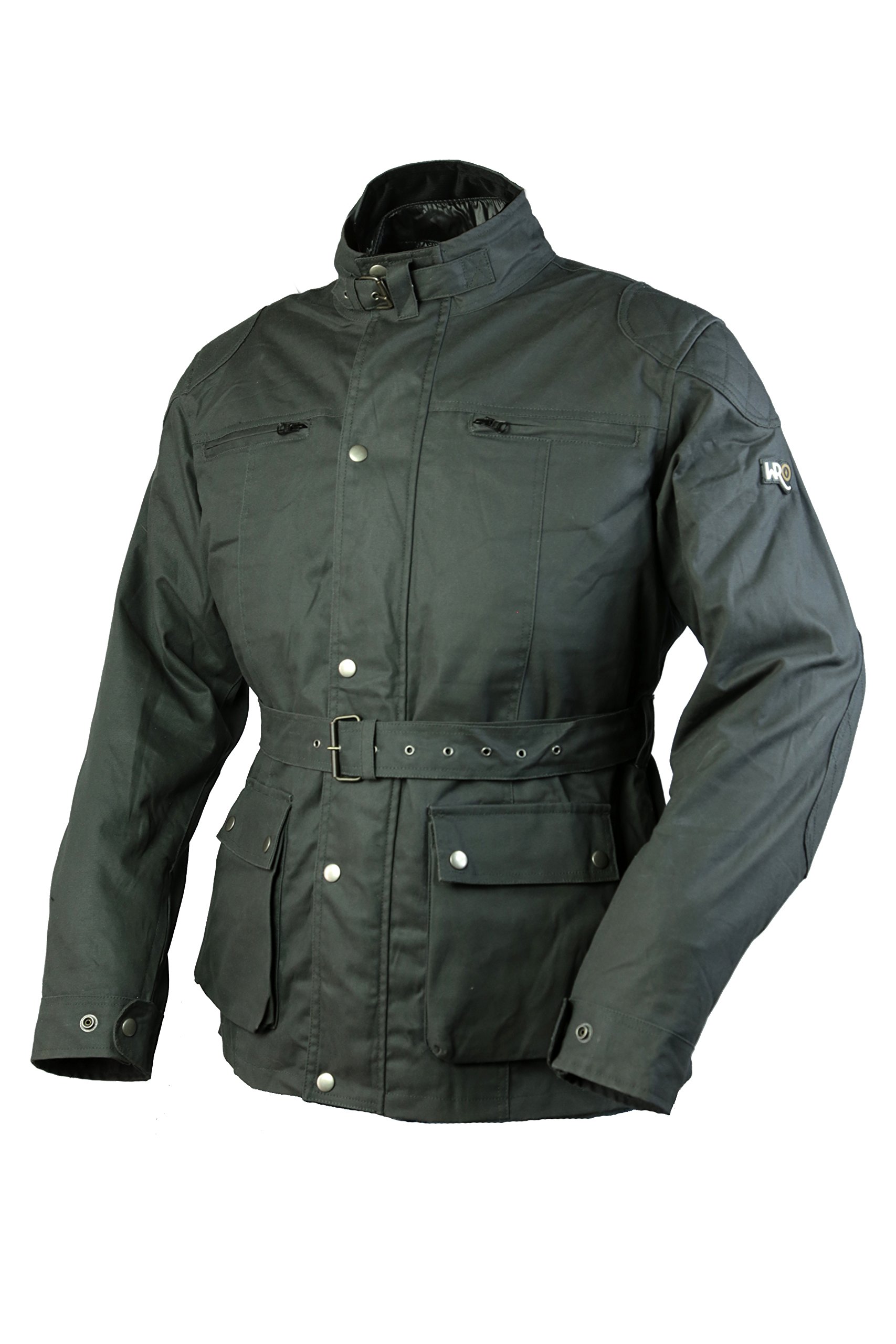 Windsoroyal - Motorradjacke „Lincoln“ für Herren, Winterjacke, Grün, L von Windsoroyal