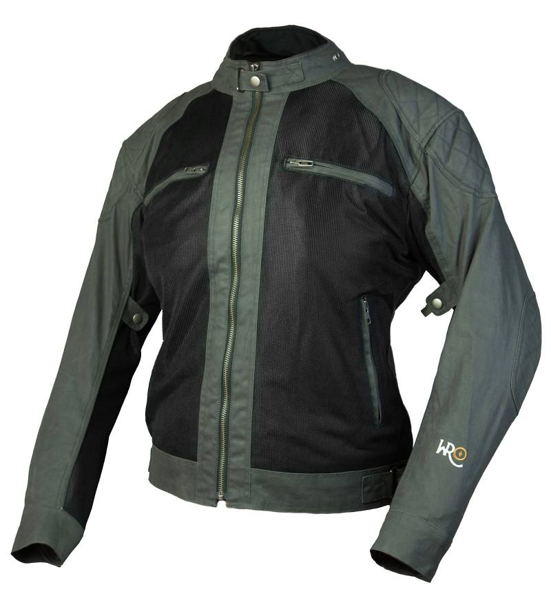 Windsoroyal Motorradjacke Nottingham für Damen, für Frühling/Sommer, Grün, M von Windsoroyal