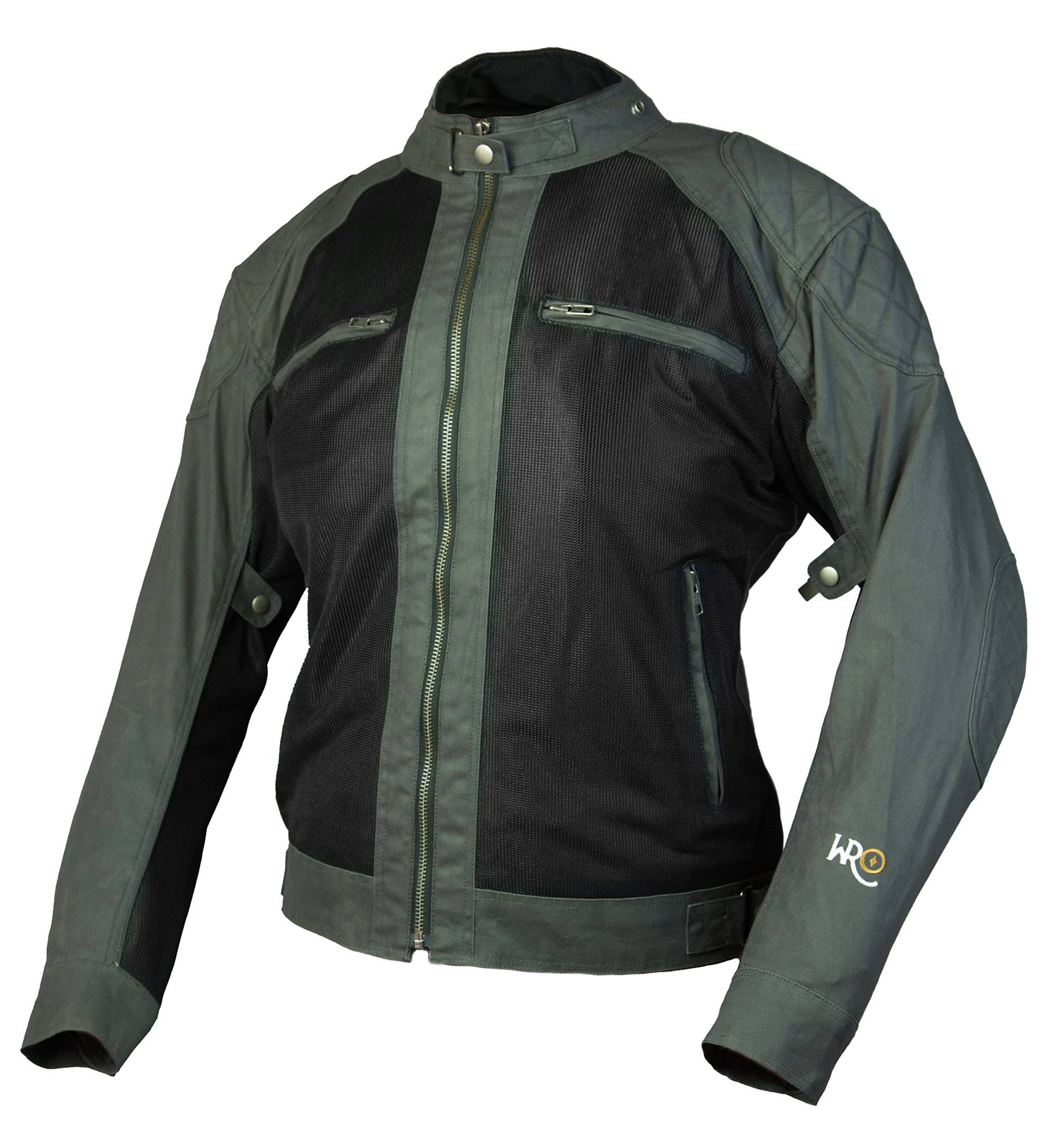 Windsoroyal Motorradjacke Nottingham für Herren, für Frühling/Sommer, Grün, L von Windsoroyal