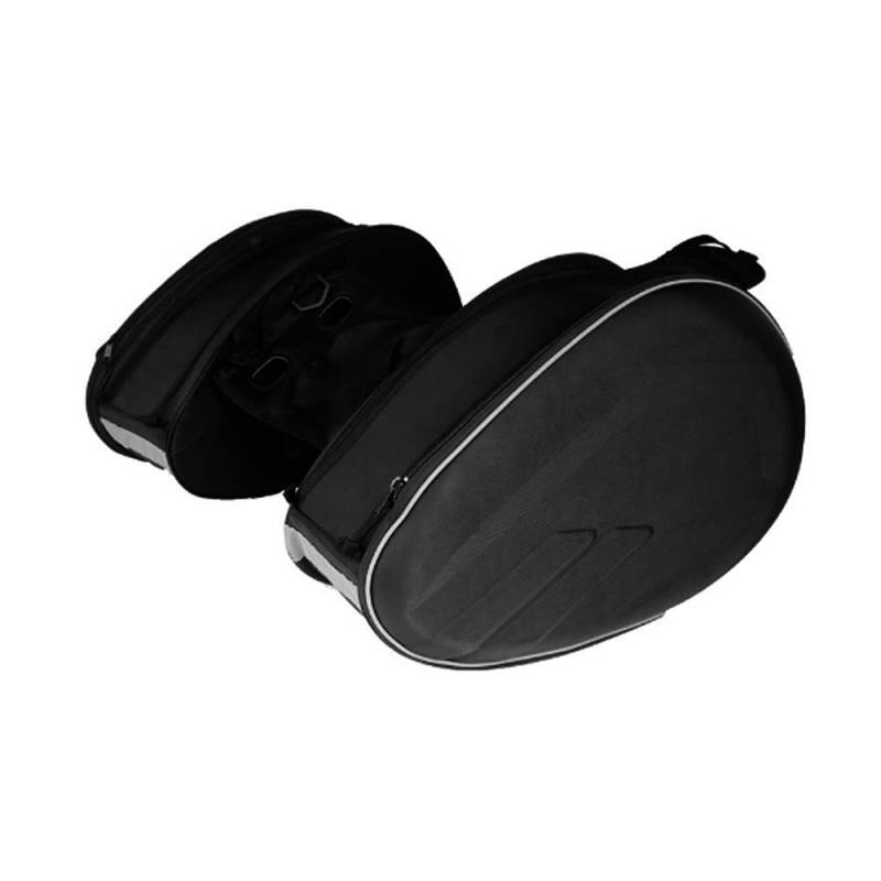 WinkWave Motorrad-Satteltasche Radfahren Seitentasche Universal Heckaufbewahrung Organizer 36-58L mit wasserdichter Abdeckung von WinkWave