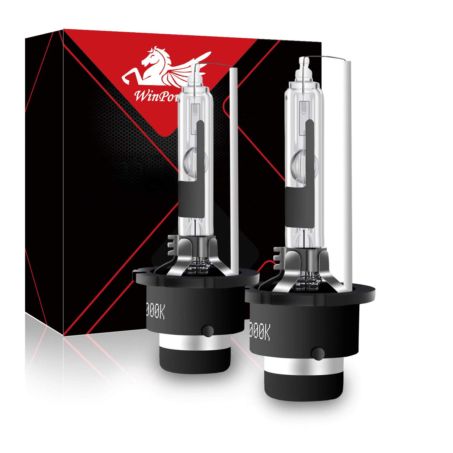 WinPower D2R Xenon Brenner Birnen Ersatz Kit 35W 6000K Ultra Weiß Metall Stents Basis 12V Autoscheinwerfer Umwandlung Lampe, 2 Stück WinPower D2R Xenon Brenner Birnen Ersatz Kit 35W 6000K Ultra Weiß Metall Stents Basis 12V Autoscheinwerfer Umwandlung Lampe, 2 Stück von WinPower