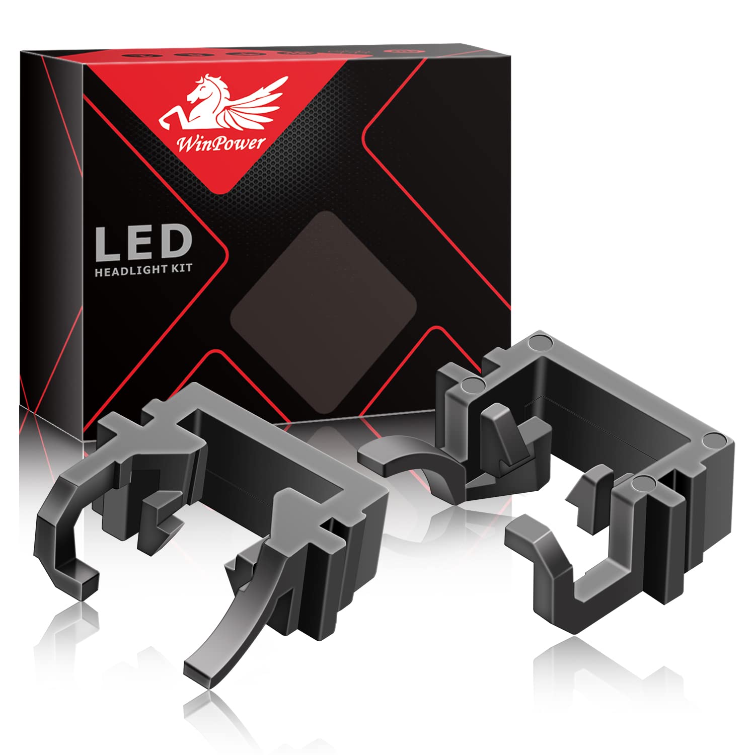 WinPower H1 LED Birne Basis Clips Adapter Halter Haltefedern Unterstützung Steckdose Lampensockel Kompatibel mit Focus MK1 MK2 MK3 Mondeo MK4 Fiesta MK7 Carnival usw., 2 Stücke WinPower H1 LED Birne Basis Clips Adapter Halter Haltefedern Unterstützung Steckdose Lampensockel Kompatibel mit Focus MK1 MK2 MK3 Mondeo MK4 Fiesta MK7 Carnival usw., 2 Stücke von WinPower
