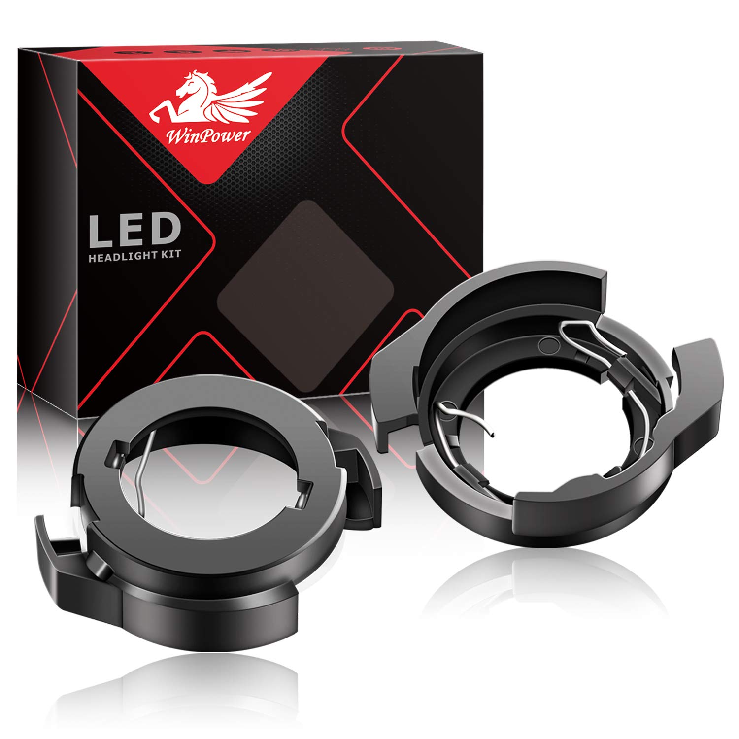 WinPower H7 LED Birne Basis Clips Adapter Halter Haltefedern Unterstützung Steckdose Zubehör Lampensockel Kompatibel mit Passat b6 Kuga2 Jetta5 Magotan Eos Vento Romeo Megane 4 Rifter usw., 2 Stücke WinPower H7 LED Birne Basis Clips Adapter Halter Haltefedern Unterstützung Steckdose Zubehör Lampensockel Kompatibel mit Passat b6 Kuga2 Jetta5 Magotan Eos Vento Romeo Megane 4 Rifter usw., 2 Stücke von WinPower