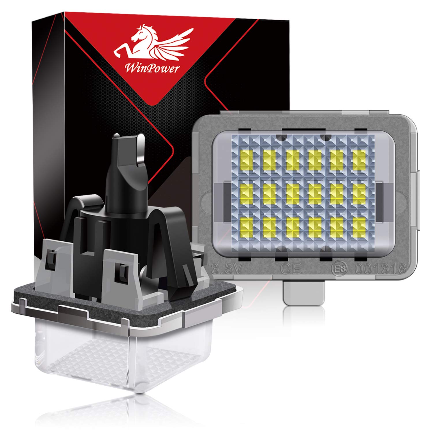 WinPower LED Kennzeichenbeleuchtung Nummernschildbeleuchtung 6000K weiß für C E S CL Klasse A207 C207 2D C216 W204 4D S204 5D W212 4D S212 5D W221 usw., 2 Stück WinPower LED Kennzeichenbeleuchtung Nummernschildbeleuchtung 6000K weiß für C E S CL Klasse A207 C207 2D C216 W204 4D S204 5D W212 4D S212 5D W221 usw., 2 Stück von WinPower