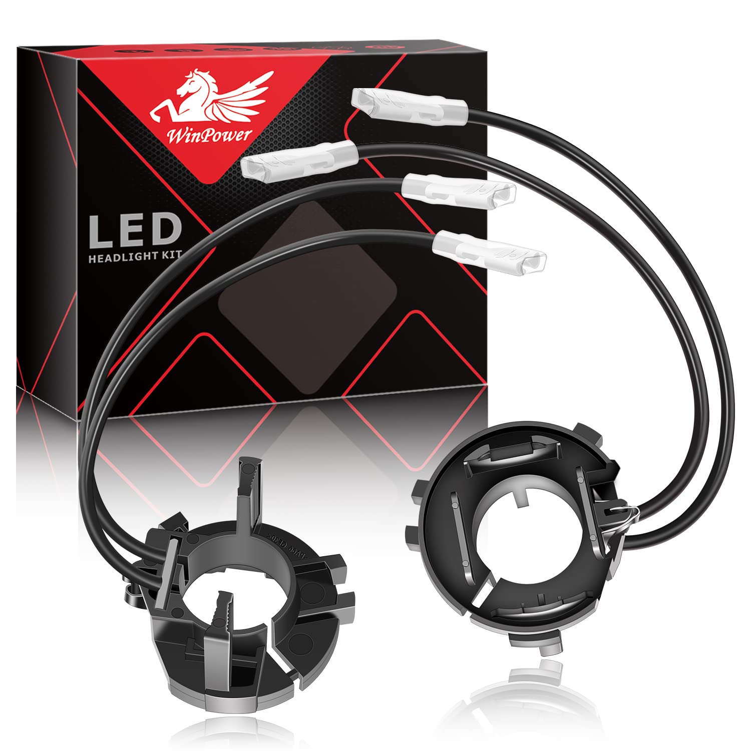 WinPower H7 HID Xenon Lampensockel Clips Adapter Halter Support Sockel Zubehör kompatibel mit Sha-Ran Ti-guan Golf 6/7 Sciro-cco TOU-Ran, 2 Stück WinPower H7 HID Xenon Lampensockel Clips Adapter Halter Support Sockel Zubehör kompatibel mit Sha-Ran Ti-guan Golf 6/7 Sciro-cco TOU-Ran, 2 Stück von WinPower