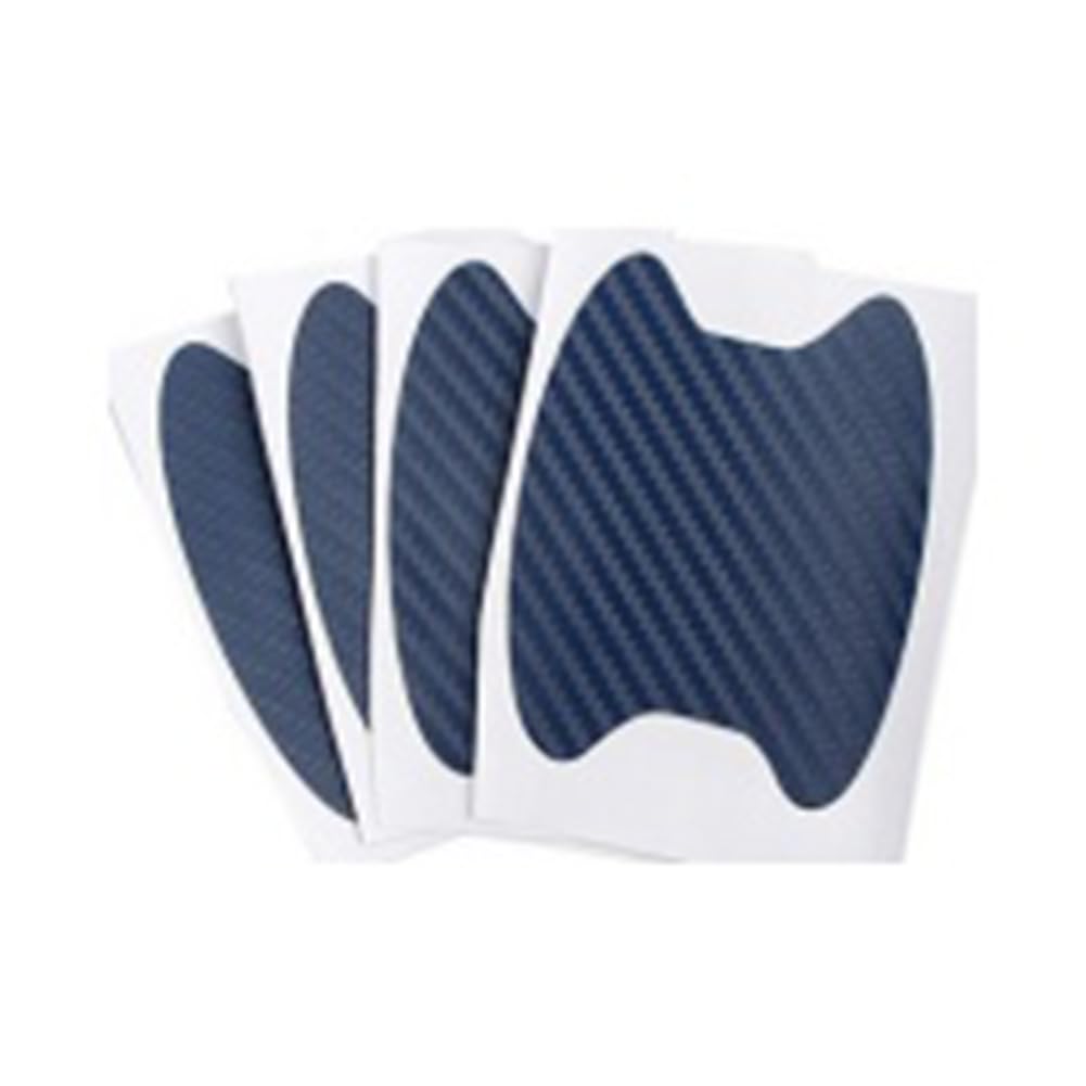 Wisafory 4 Stück Universal Auto Türgriff Lackschutzfolie Exterior Car Stickers Autotürgriff Anti Kratzer Schutzfolie Aufkleber Selbstklebende Griffmulden für die meisten Fahrzeuge Blau Wisafory 4 Stück Universal Auto Türgriff Lackschutzfolie Exterior Car Stickers Autotürgriff Anti Kratzer Schutzfolie Aufkleber Selbstklebende Griffmulden für die meisten Fahrzeuge Blau von Wisafory