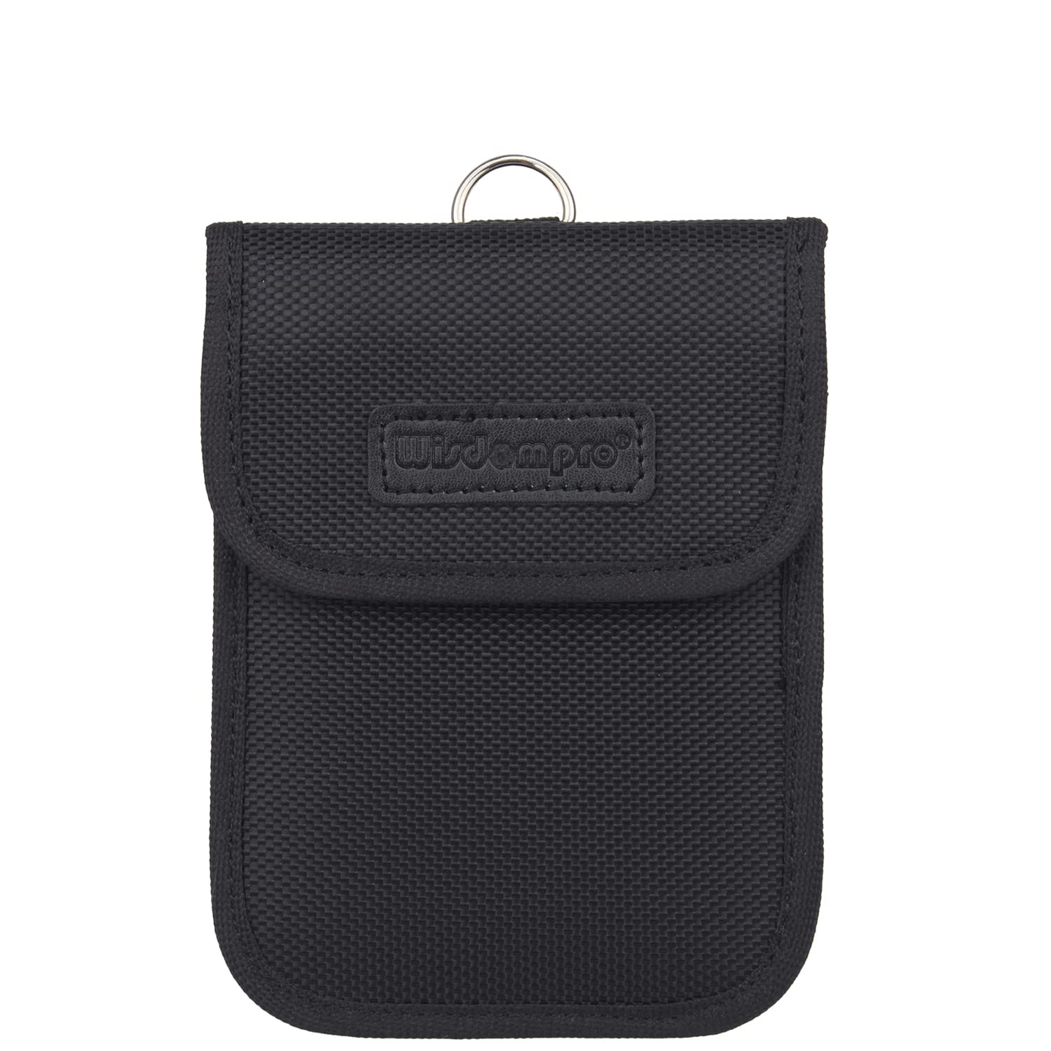 Wisdompro RFID-Signal-blockierende Hülle, RF-Signal-Schirmungs-Beutel, Tasche für Auto-Schlüsselanhänger (schwarz) von Wisdompro