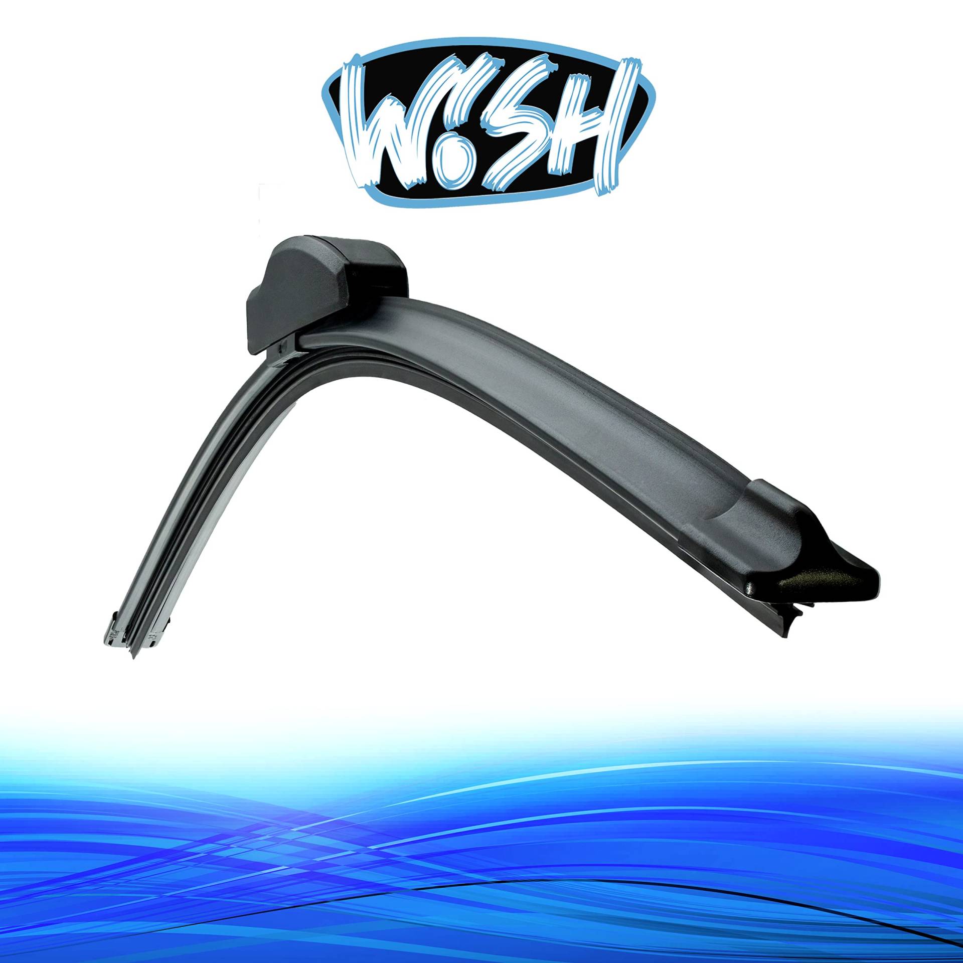 Wish® Excellence Premium Front Scheibenwischer Länge: 26" 650mm Wischblatt Vorne Flachbalkenwischer EP26 von Wish