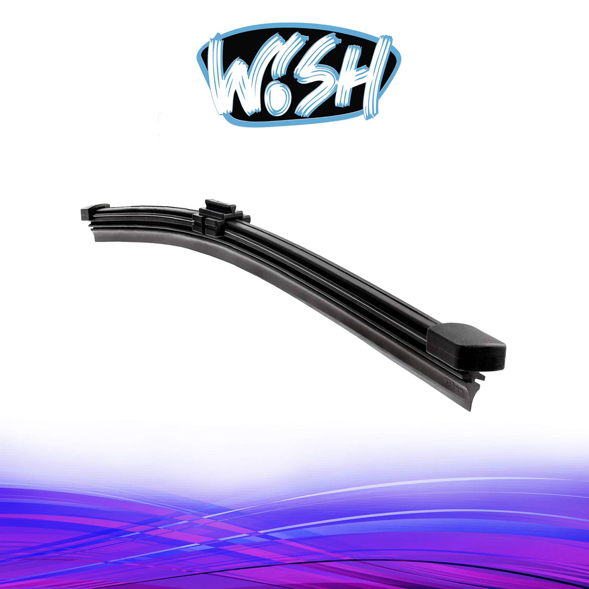 Wish® ReView F Heck Scheibenwischer Länge: 11" 230mm Wischer Wischblatt Hinten Heckscheibenwischer Heckwischer RF11 von Wish