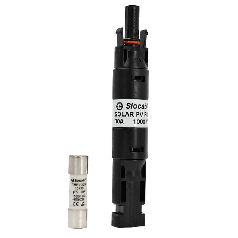 HandGold 1000V 10A Solar Wasserdicht Sicherungshalter, IP68 Sicherung für Wechselrichter Solar System-Schutz (10A) von Witproton
