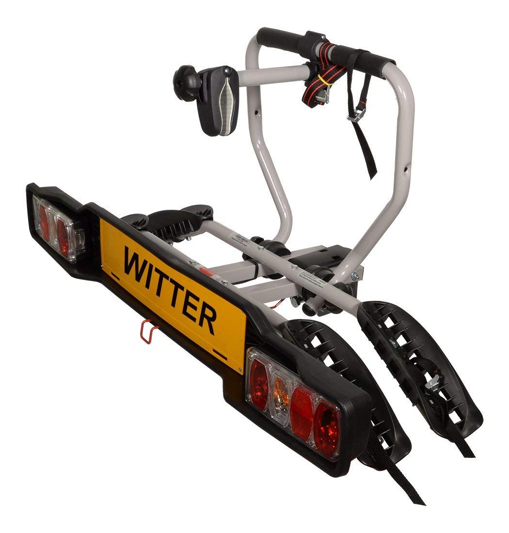 Witter ZX202EU Fahrradträger für die Anhängerkupplung - Kupplungsträger für 2 Fahrräder - abklappbar - 34 kg Zuladung von Westfalia Automotive