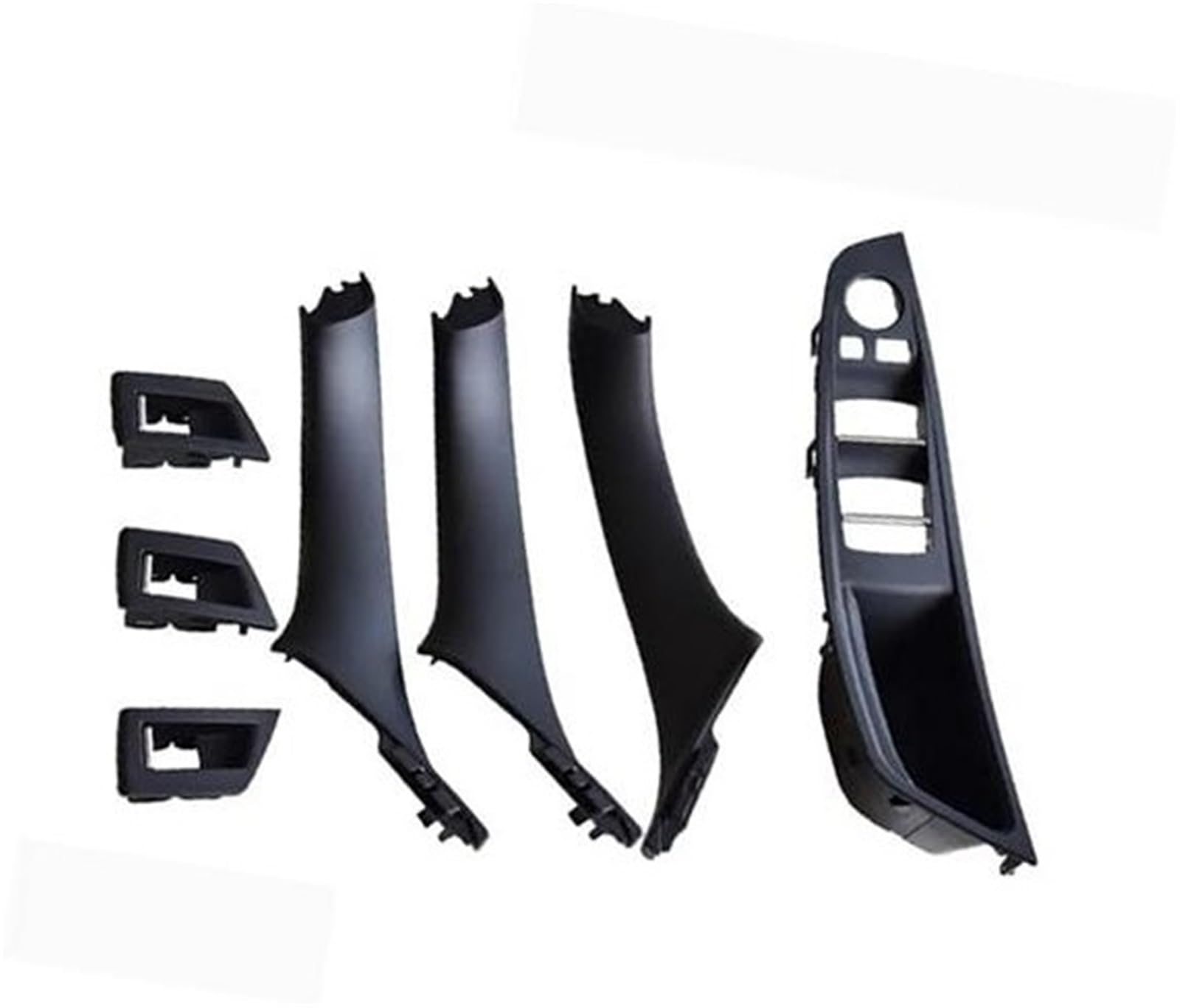 Wivplex, for, F10 F11 F18 2010-2016 RHD Rechts vorne Autofahrer, for Sitz, Armlehne Innentürgriff Innenverkleidung Zugverkleidungsabdeckung 4 7 Stück 51417225851 Türinnengriff(Black-7Pcs) von Wivplex