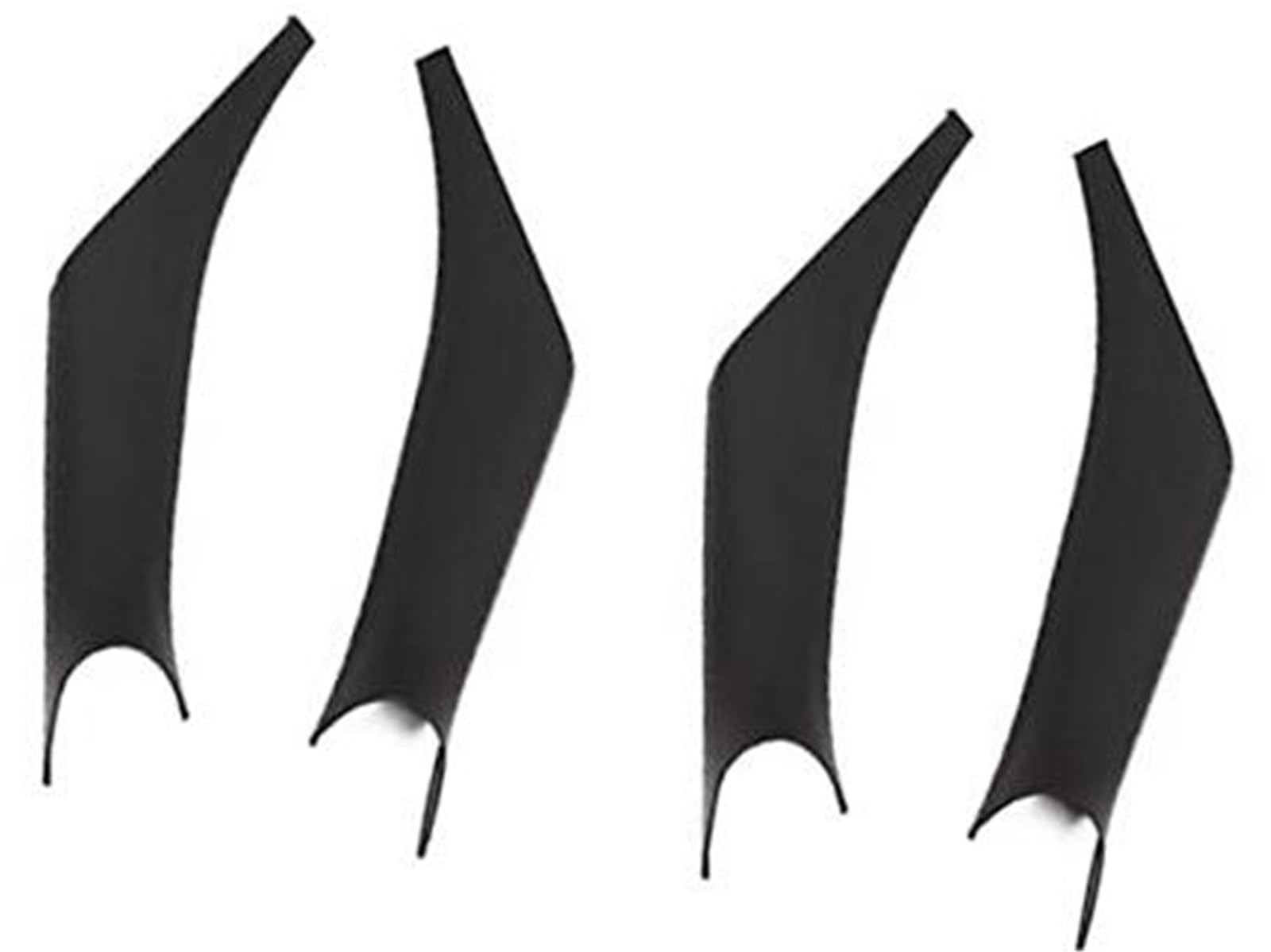 Wivplex, for, X3 X4 F25 G01 F26 G02 Auto-Innentürverkleidung Haltegriffabdeckungen ABS-Kohlefaser-Armlehnen-Schutzverkleidung Auto-Innentürgriff-Aufkleber(Black 5) von Wivplex