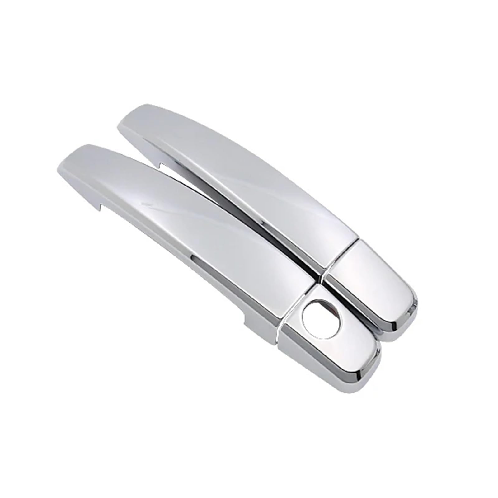 Wivplex, for Opel, Astra H A04 2004~2009, for Vauxhall, Astra Chrom-Türgriffabdeckung, Autozubehör, rostfreies Styling, kreative Zieraufkleber Zierleiste für Türgriffabdeckung(2Door 1 Keyhole) von Wivplex