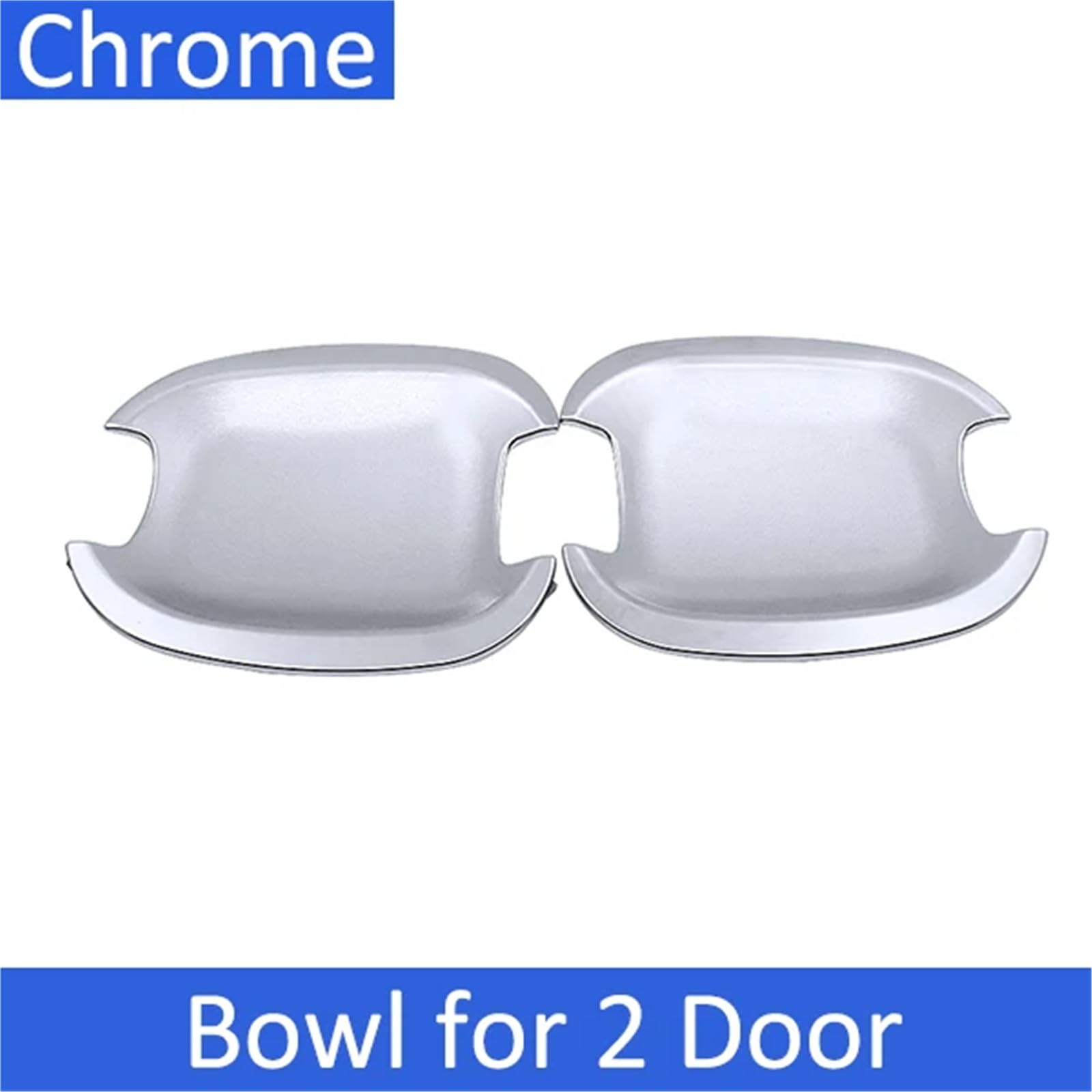 Wivplex, for Opel, Astra H A04 2004~2009, for Vauxhall, Astra Chrom-Türgriffabdeckung, Autozubehör, rostfreies Styling, kreative Zieraufkleber Zierleiste für Türgriffabdeckung(Bowl 2 Door) von Wivplex