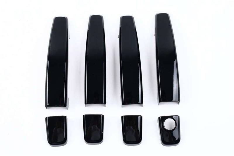 Wivplex, for Opel, for Vauxhall, Astra H 2004 2005–2009 Astra J 2010 2011–2015 ABS Carbon Black Autotürgriffabdeckung Verkleidung Autozubehör Zierleiste für Türgriffabdeckung(Glossy Black A) von Wivplex