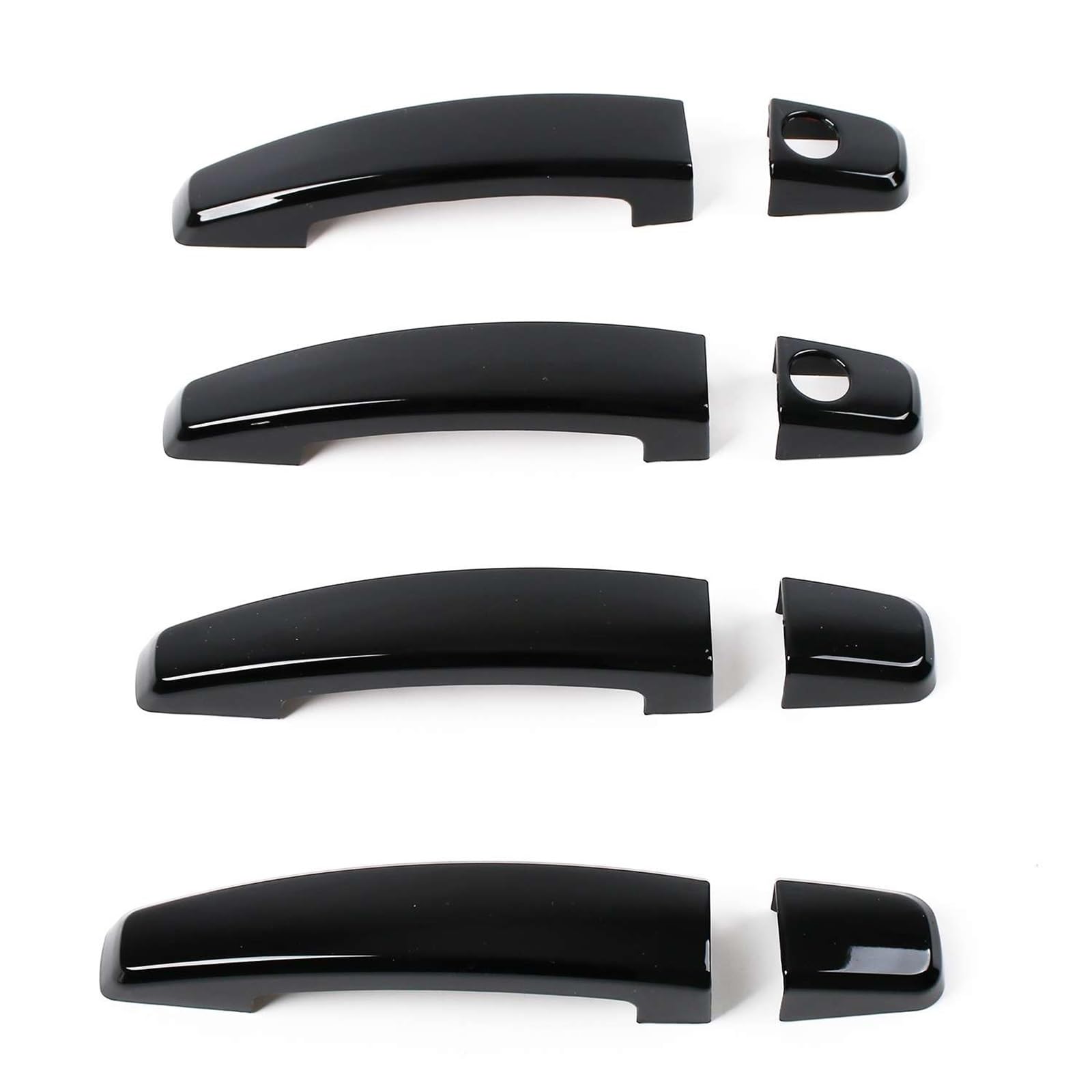 Wivplex, for Opel, for Vauxhall, Astra H 2004 2005–2009 Astra J 2010 2011–2015 ABS Carbon Black Autotürgriffabdeckung Verkleidung Autozubehör Zierleiste für Türgriffabdeckung(Glossy Black B) von Wivplex