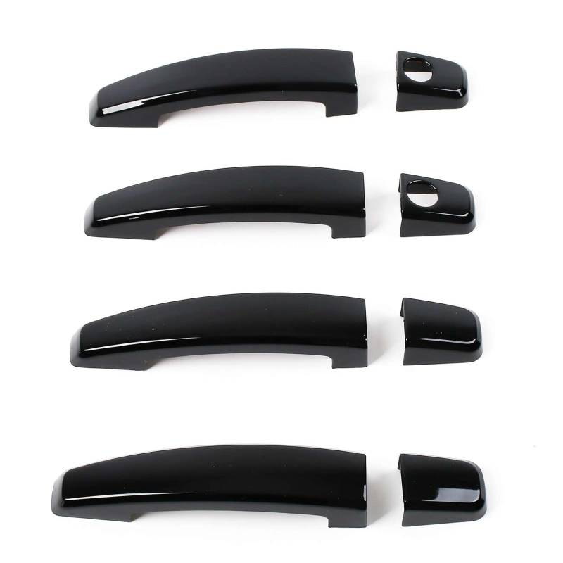 Wivplex, for Opel, for Vauxhall, Astra H 2004 2005–2009 Astra J 2010 2011–2015 ABS Carbon Black Autotürgriffabdeckung Verkleidung Autozubehör Zierleiste für Türgriffabdeckung(Glossy Black B) von Wivplex