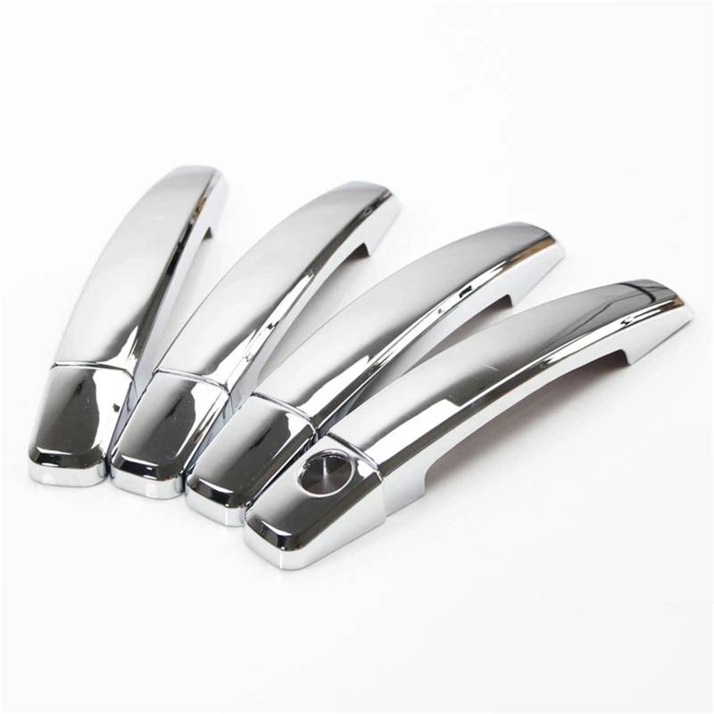 Wivplex, for Opel, for Vauxhall, Astra H 2004 2005–2009 Astra J 2010 2011–2015 ABS Carbon Black Autotürgriffabdeckung Verkleidung Autozubehör Zierleiste für Türgriffabdeckung(Mirror Silver A) von Wivplex