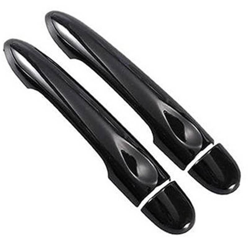 Wivplex, for Renault, Megane 3 MK3 III 2008 2009 2010 2011 2012 2013 2014 2016, glänzend Schwarze Autotürgriffabdeckung Autotürgriffabdeckung(Black 2dr No Key No Button) von Wivplex