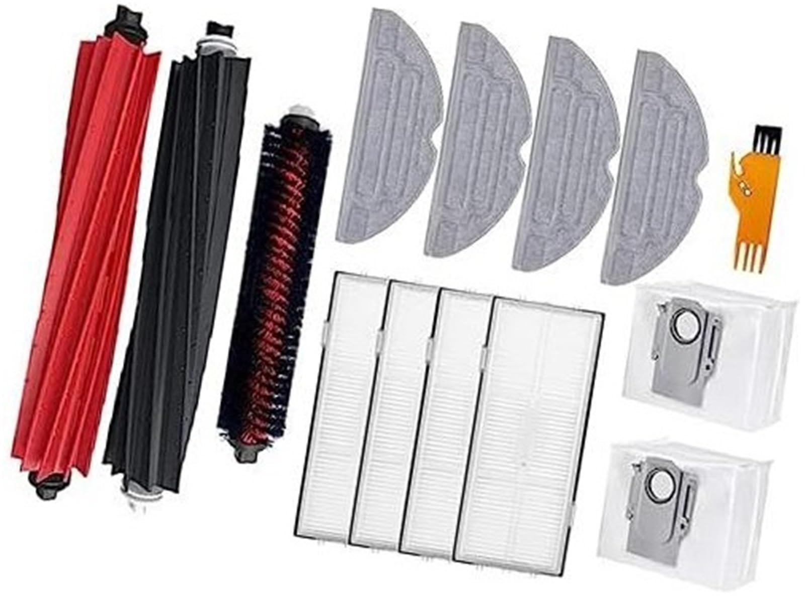 Wivplex 14-teiliges Filter- und Rollenbürsten-Zubehörset, Ersatzteile for Roborock, S8, S8+, S8 Pro, Ultra, G20 Staubsauger Staubsauger-Ersatzset Wivplex 14-teiliges Filter- und Rollenbürsten-Zubehörset, Ersatzteile for Roborock, S8, S8+, S8 Pro, Ultra, G20 Staubsauger Staubsauger-Ersatzset von Wivplex