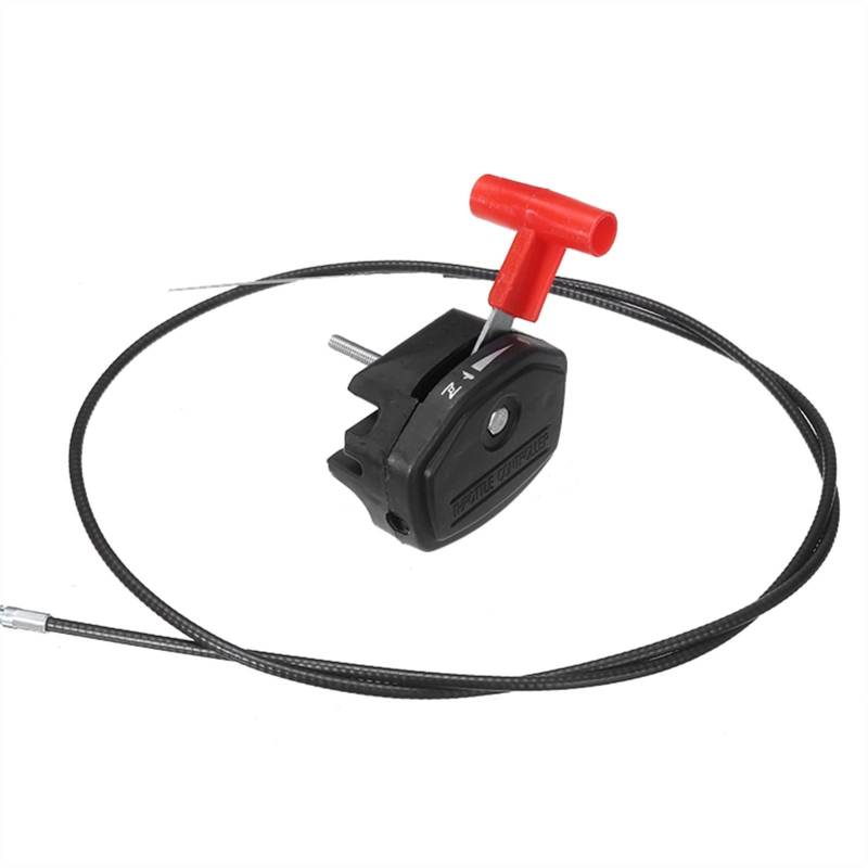 Wivplex 1PC Zweck Gaszug Schalter Hebel Control Kit 56 Zoll Rasenmäher Gaszug Kit Gasgriffschalter für Rasenmäher von Wivplex