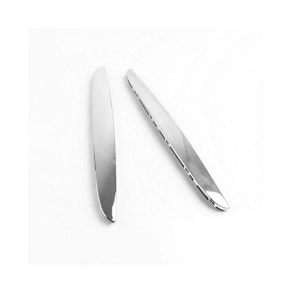 Wivplex 2 Stück Chrom-Frontgitter-Grill-Stoßstangenabdeckung, Einsatz for Motorhaube, Zierleiste, Styling-Schutz, for, for E90 E91 3er 06–08 Frontgrill Wivplex 2 Stück Chrom-Frontgitter-Grill-Stoßstangenabdeckung, Einsatz for Motorhaube, Zierleiste, Styling-Schutz, for, for E90 E91 3er 06–08 Frontgrill von Wivplex
