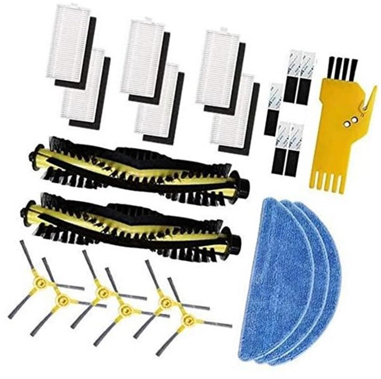 Wivplex 23-teiliges Roboter-Seitenbürstenfilter-Mopptuch for IKOHS NETBOT S15 SmartGo Staubsauger Staubsauger-Ersatzset Wivplex 23-teiliges Roboter-Seitenbürstenfilter-Mopptuch for IKOHS NETBOT S15 SmartGo Staubsauger Staubsauger-Ersatzset von Wivplex