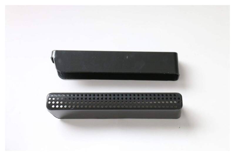 Wivplex 2PCS Auto-Styling Sitz AC Heizung Boden Klimaanlage Kanal Vent Outlet Grille Abdeckung Auto Zubehör, for Jaguar, for F-PACE F PACE RS XE XEL XFL Auto-Lüftungsschlitzabdeckung von Wivplex